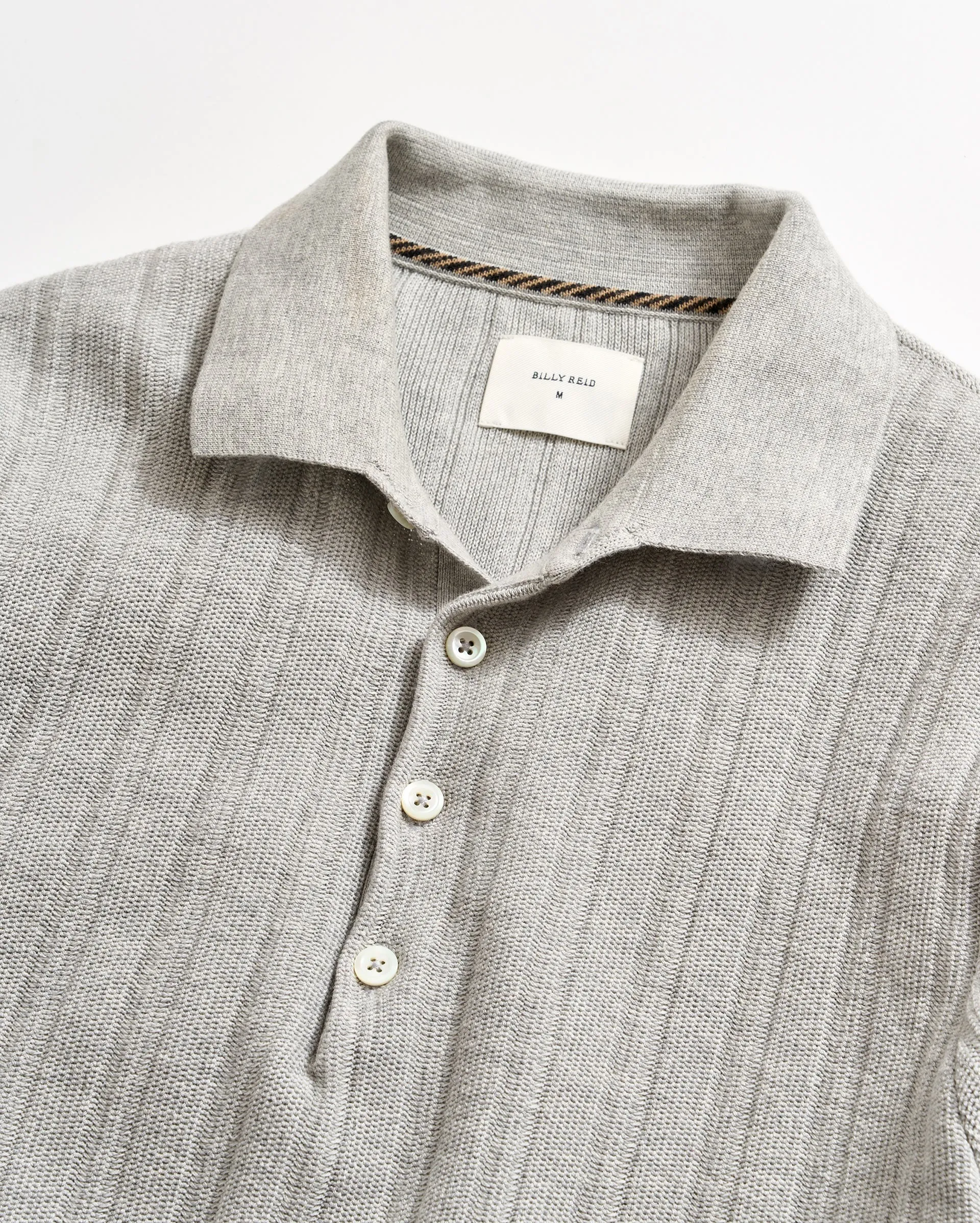 Long Sleeve Tailored Sweater Polo sold by Billy Reid product image thumbnail 5