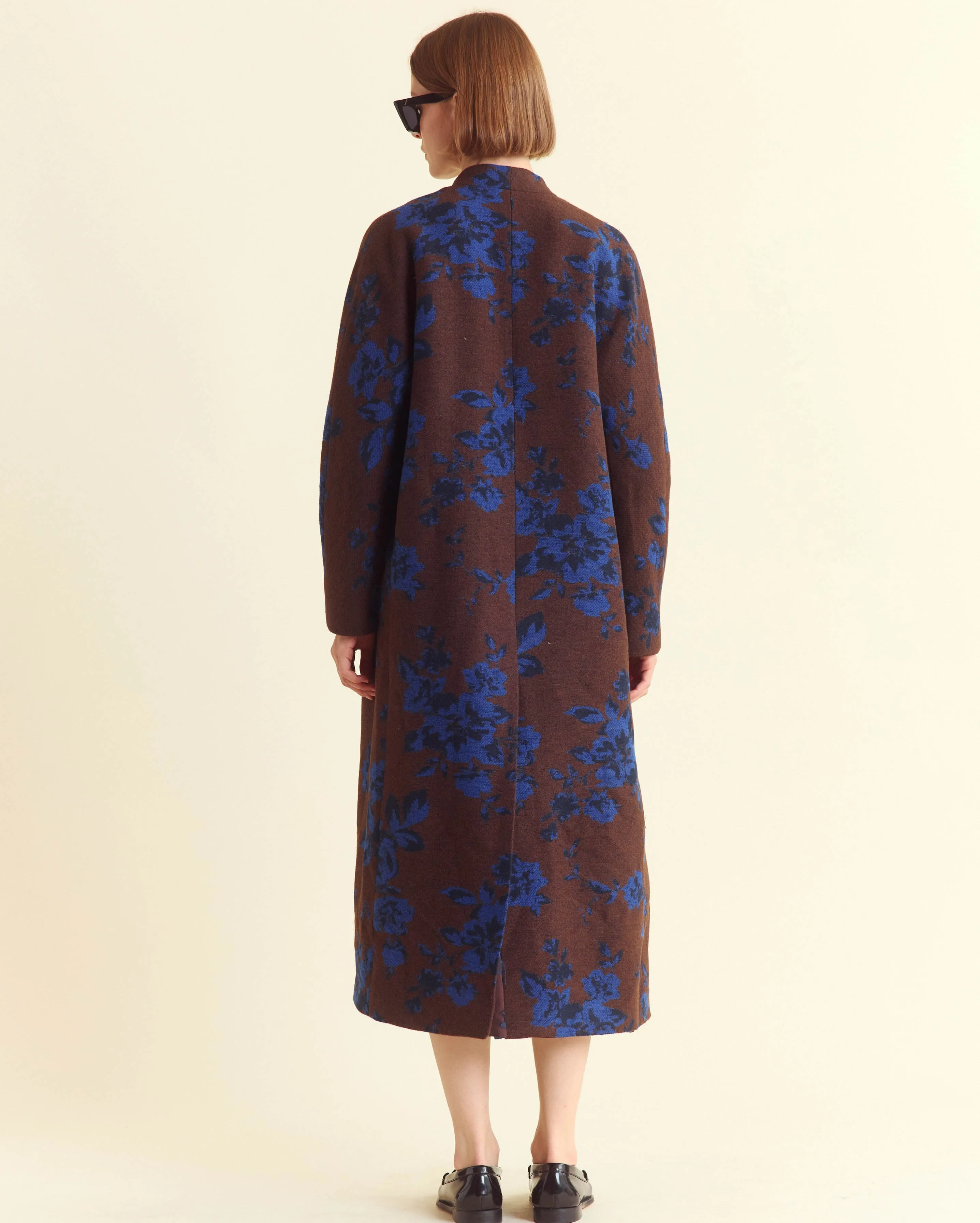 Jacquard Wool Zen Coat sold by Billy Reid product image thumbnail 4