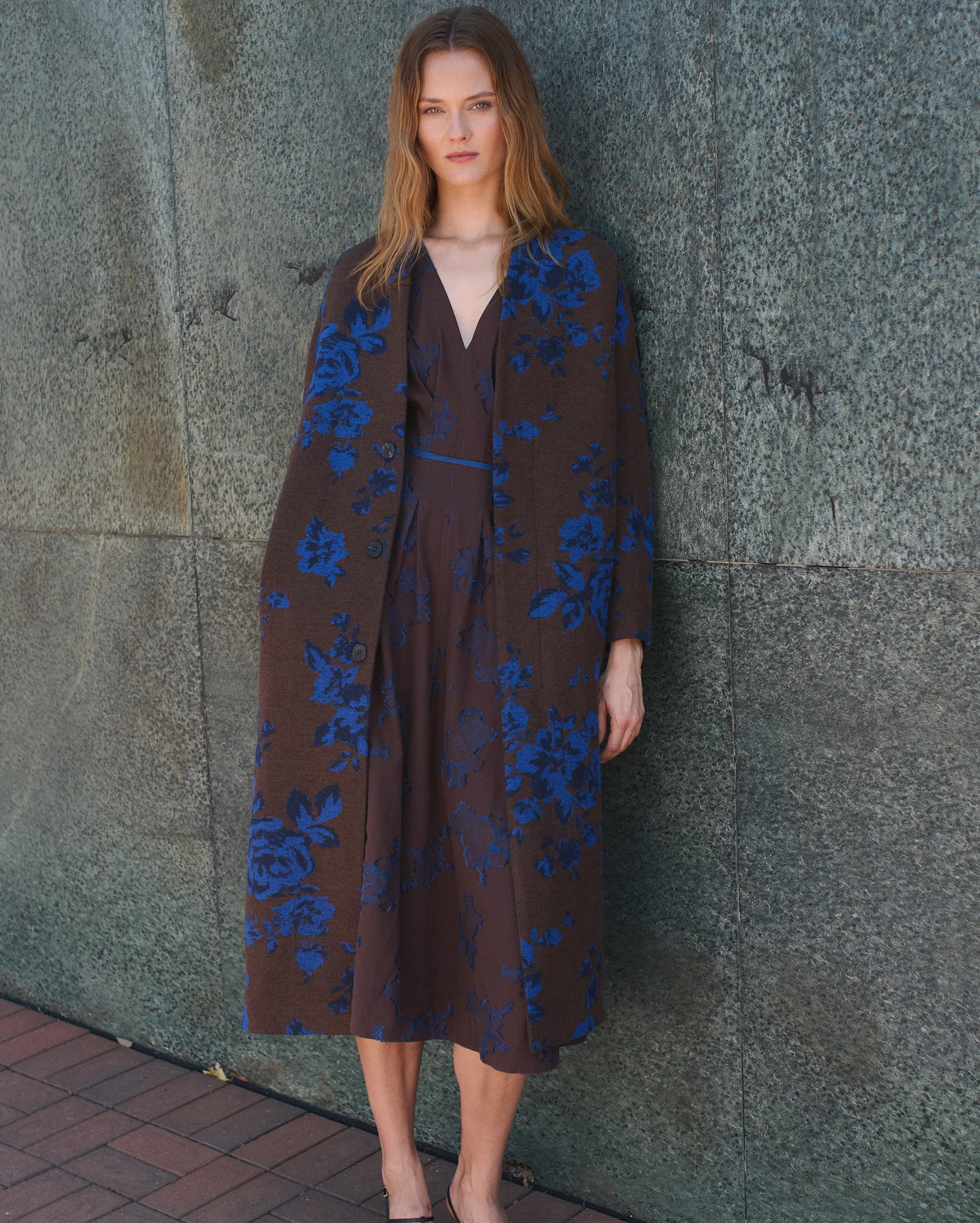 Jacquard Wool Zen Coat sold by Billy Reid product image thumbnail 2