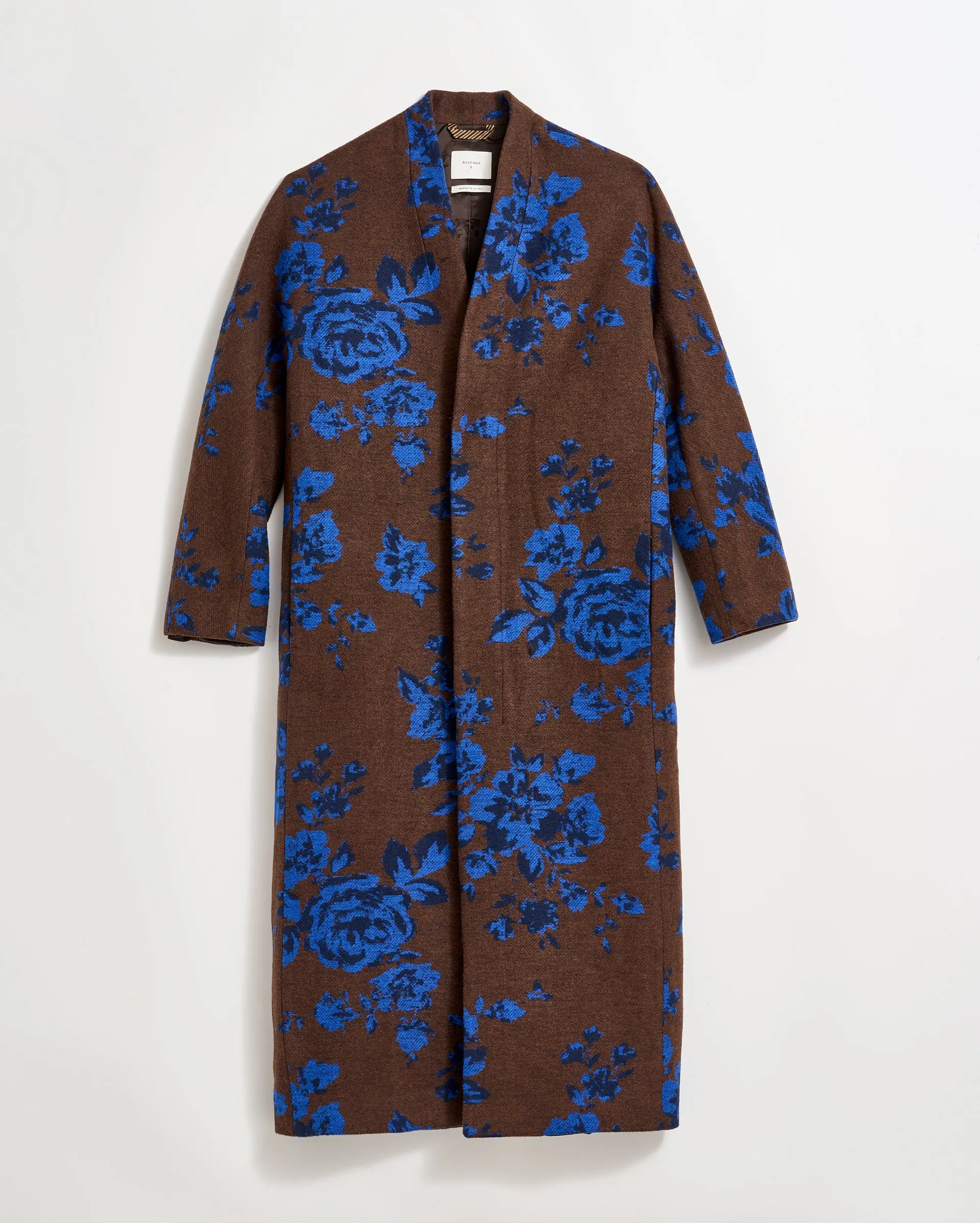 Jacquard Wool Zen Coat sold by Billy Reid