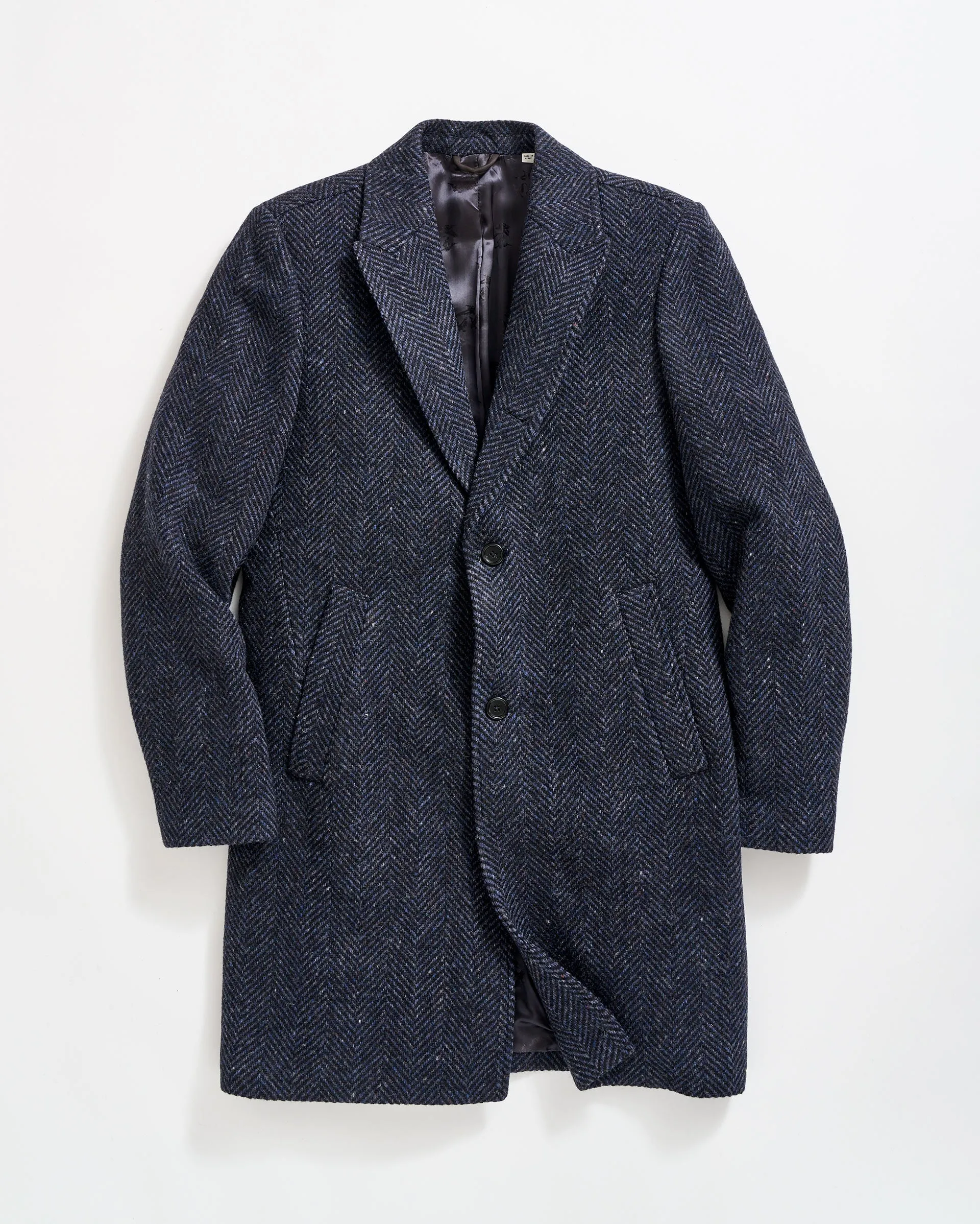 Herringbone Walking Car Coat sold by Billy Reid