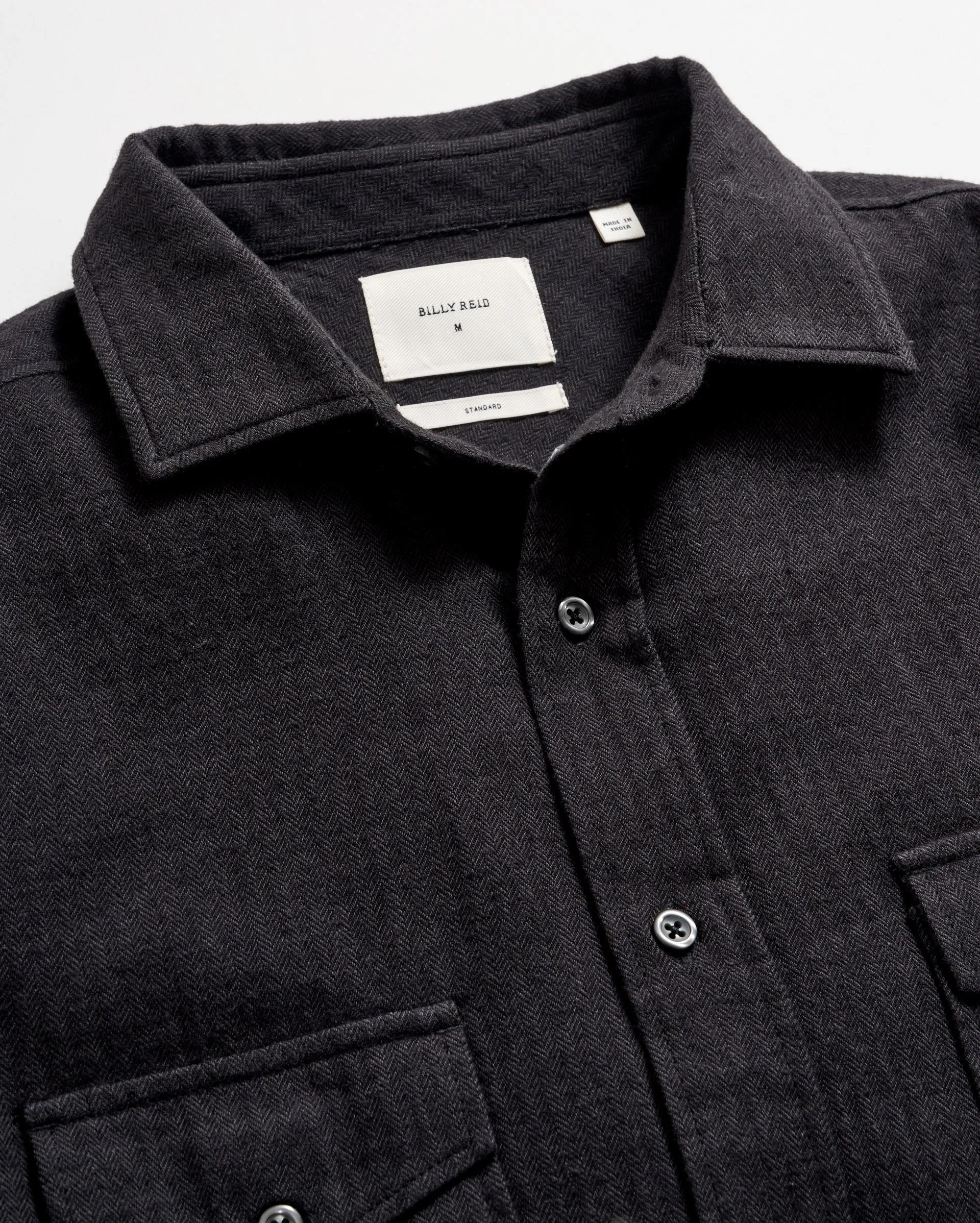 Herringbone Scout Shirt sold by Billy Reid product image thumbnail 3