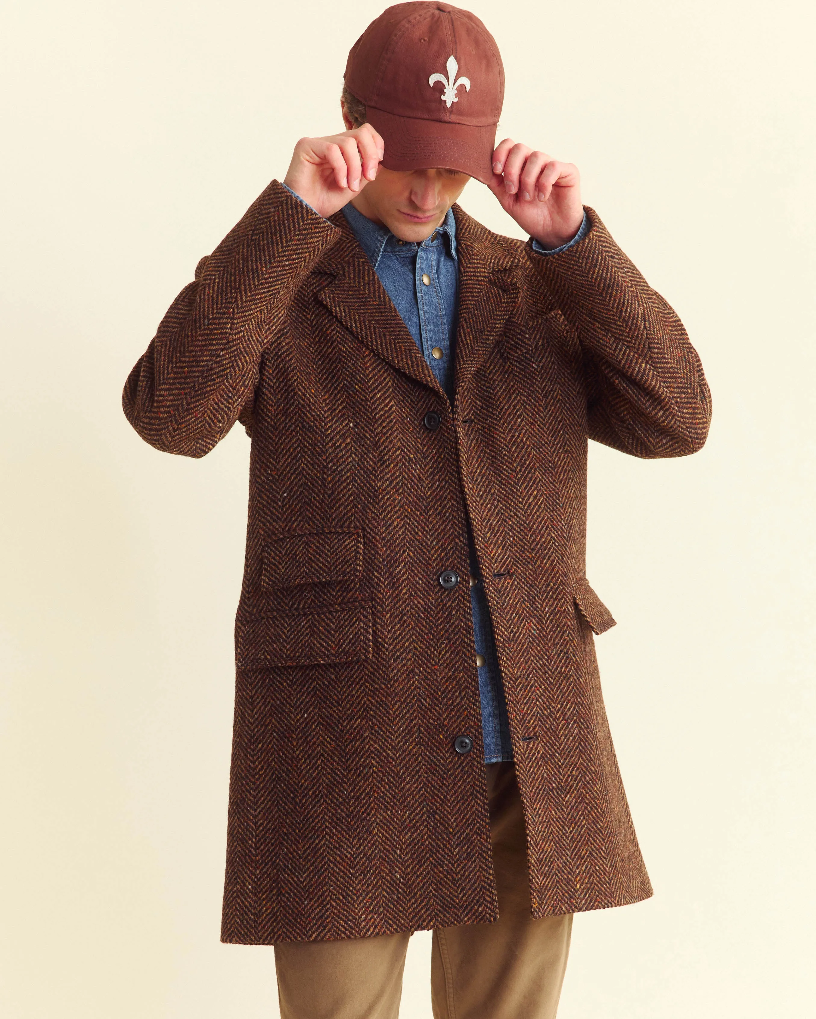 Herringbone Astor Coat sold by Billy Reid product image thumbnail 2