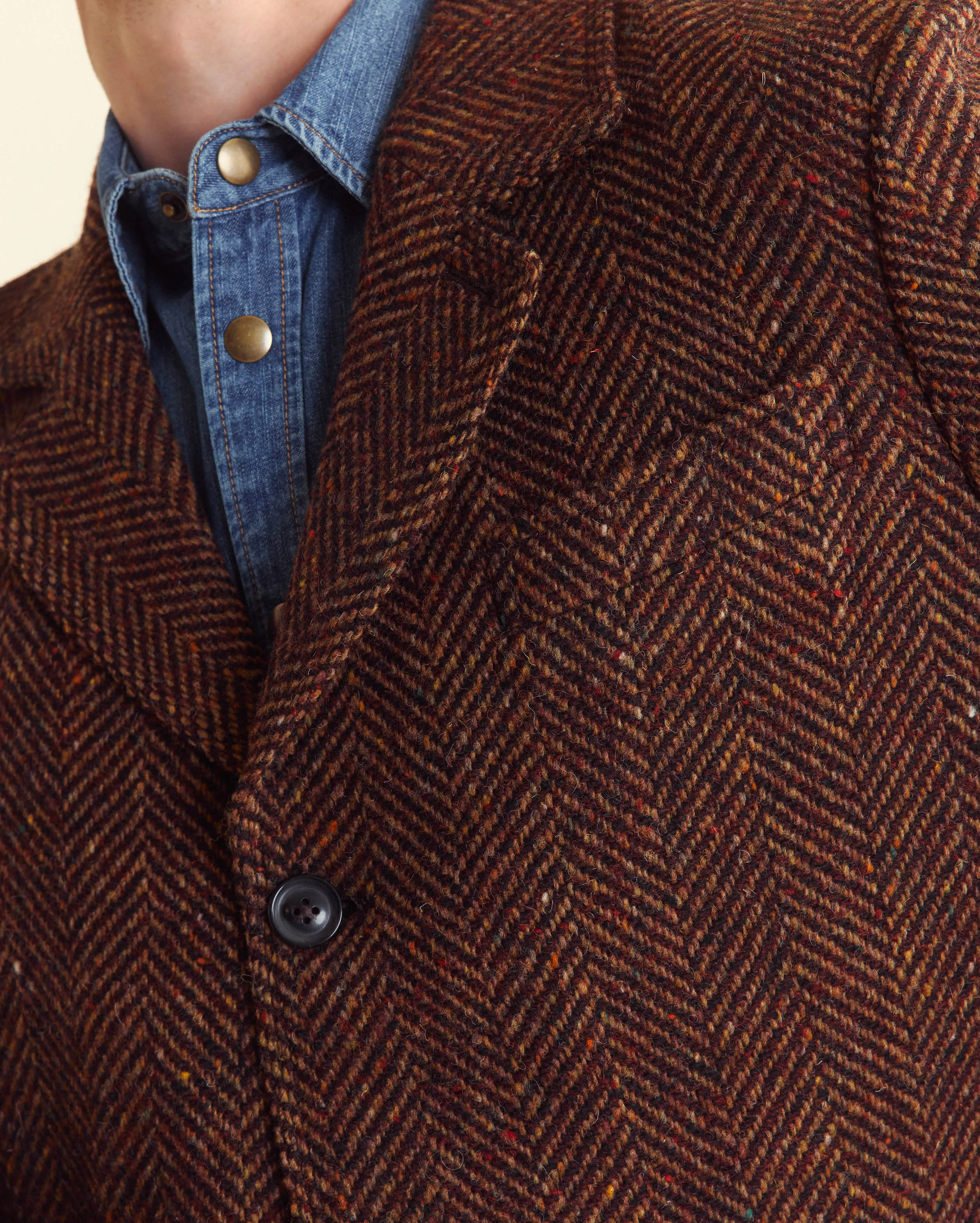Herringbone Astor Coat sold by Billy Reid product image thumbnail 3