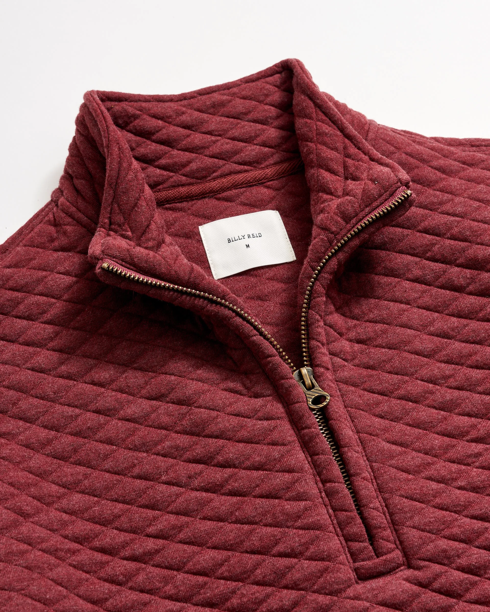 Diamond Quilt Half Zip sold by Billy Reid product image thumbnail 2