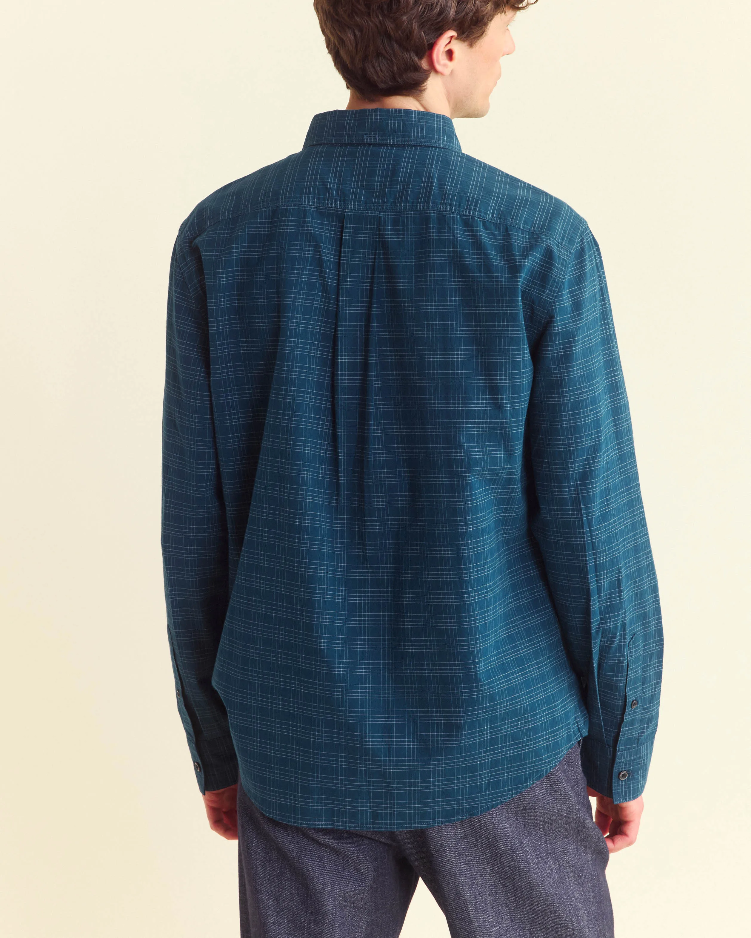 Dobby Line Plaid Tuscumbia Shirt Button Down sold by Billy Reid product image thumbnail 3