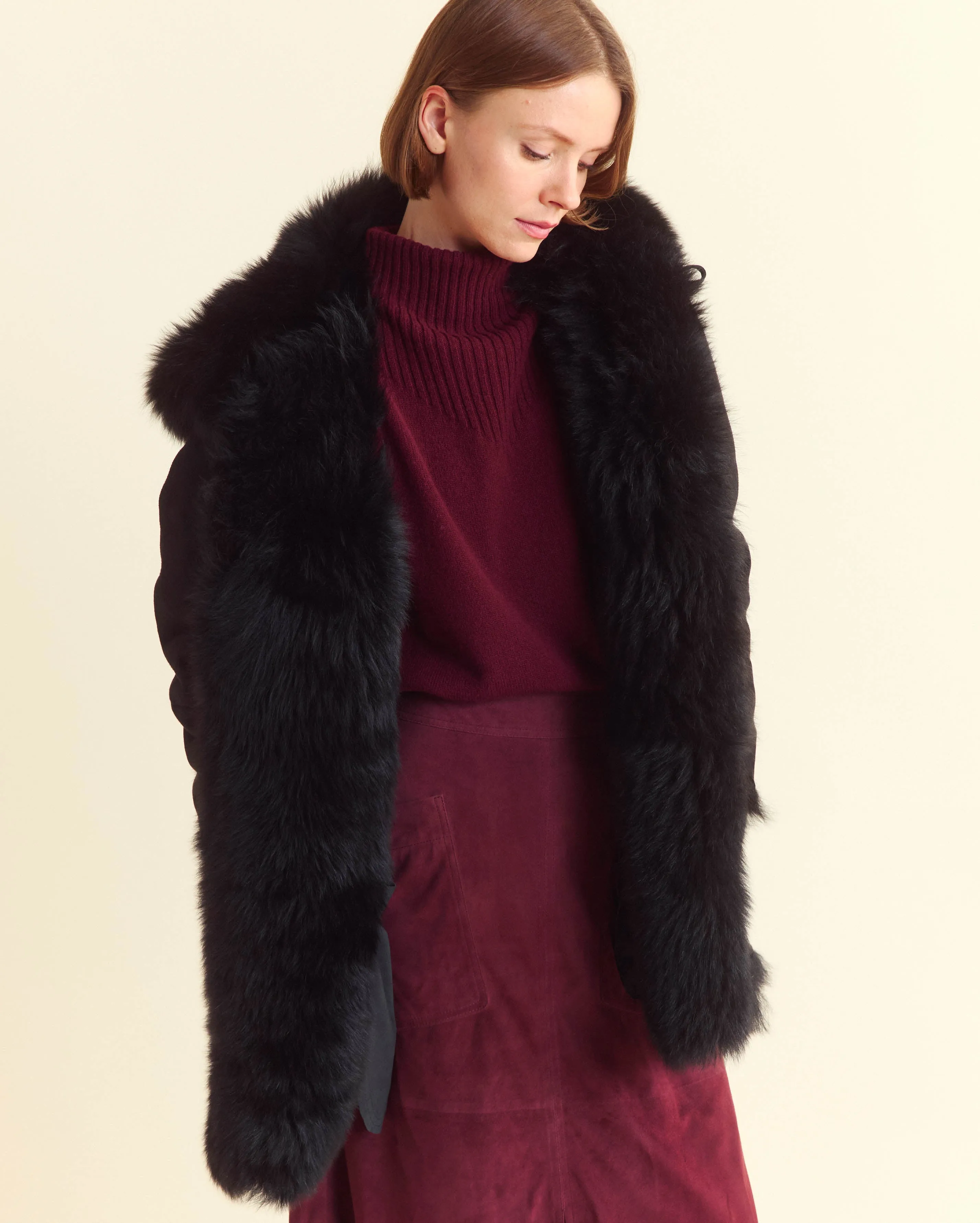 Shearling Duffle sold by Billy Reid product image thumbnail 2