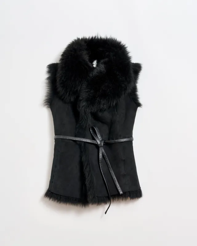 Reversible Shearling Vest sold by Billy Reid