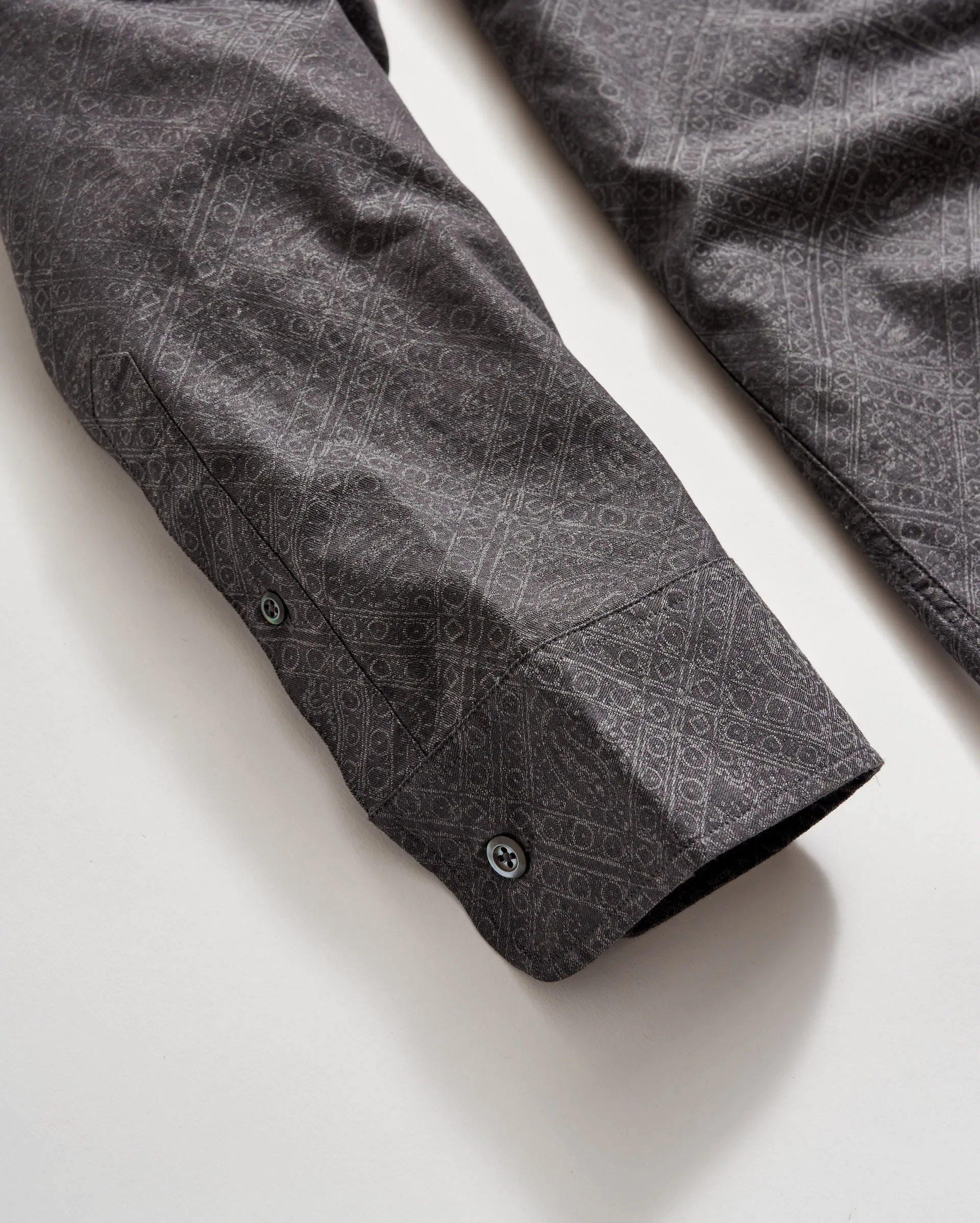 Paisley Melange Cedar Shirt sold by Billy Reid product image thumbnail 3