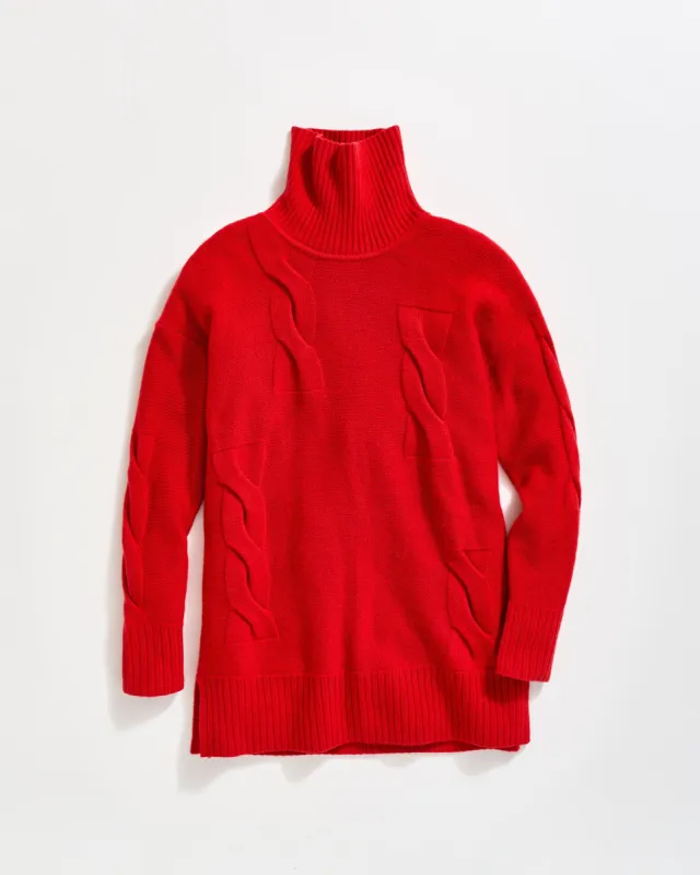 Fading Cable Sweater sold by Billy Reid