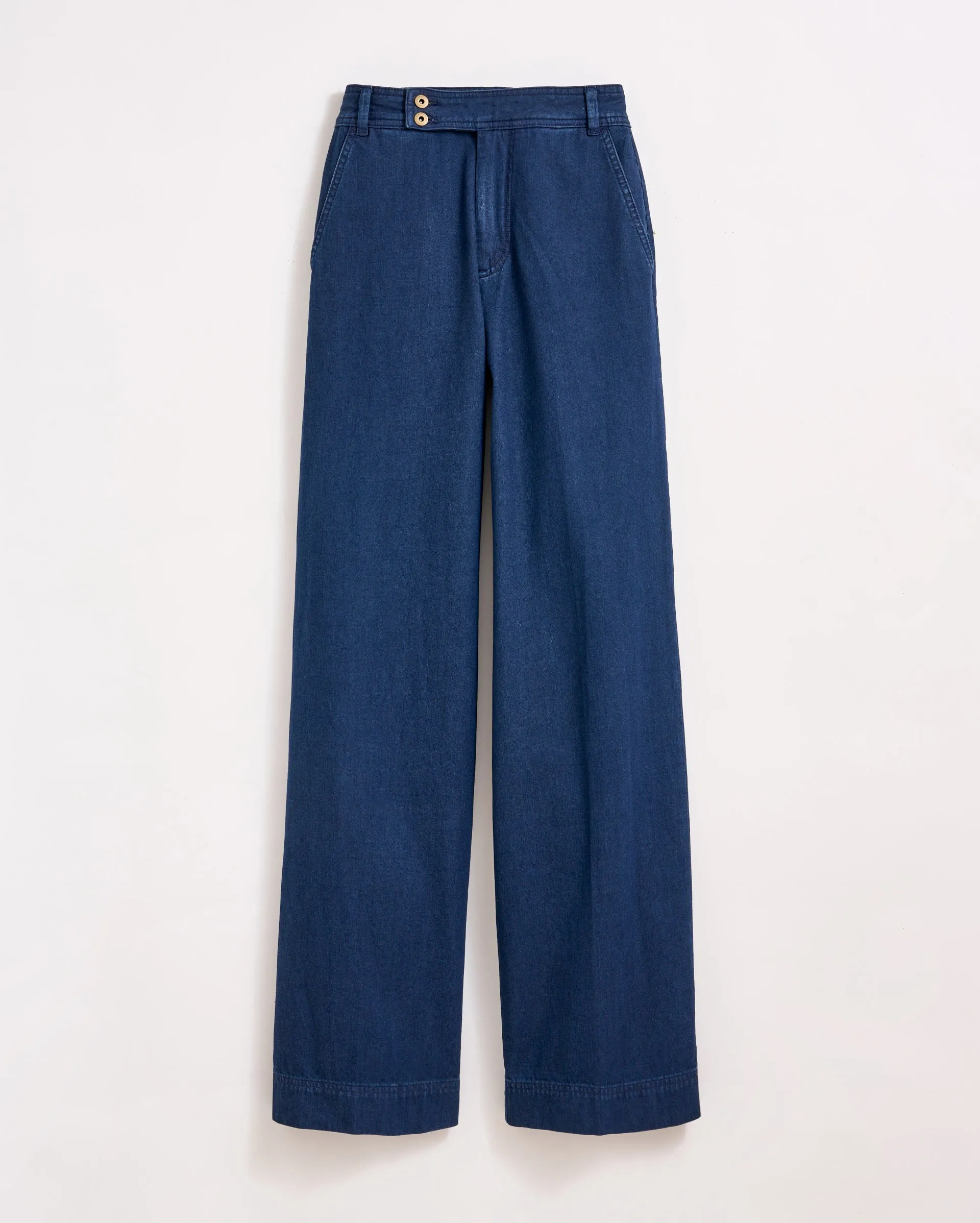 Denim Wide Leg Trouser sold by Billy Reid