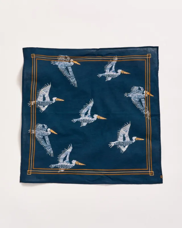 Pelican Swarm Bandana sold by Billy Reid