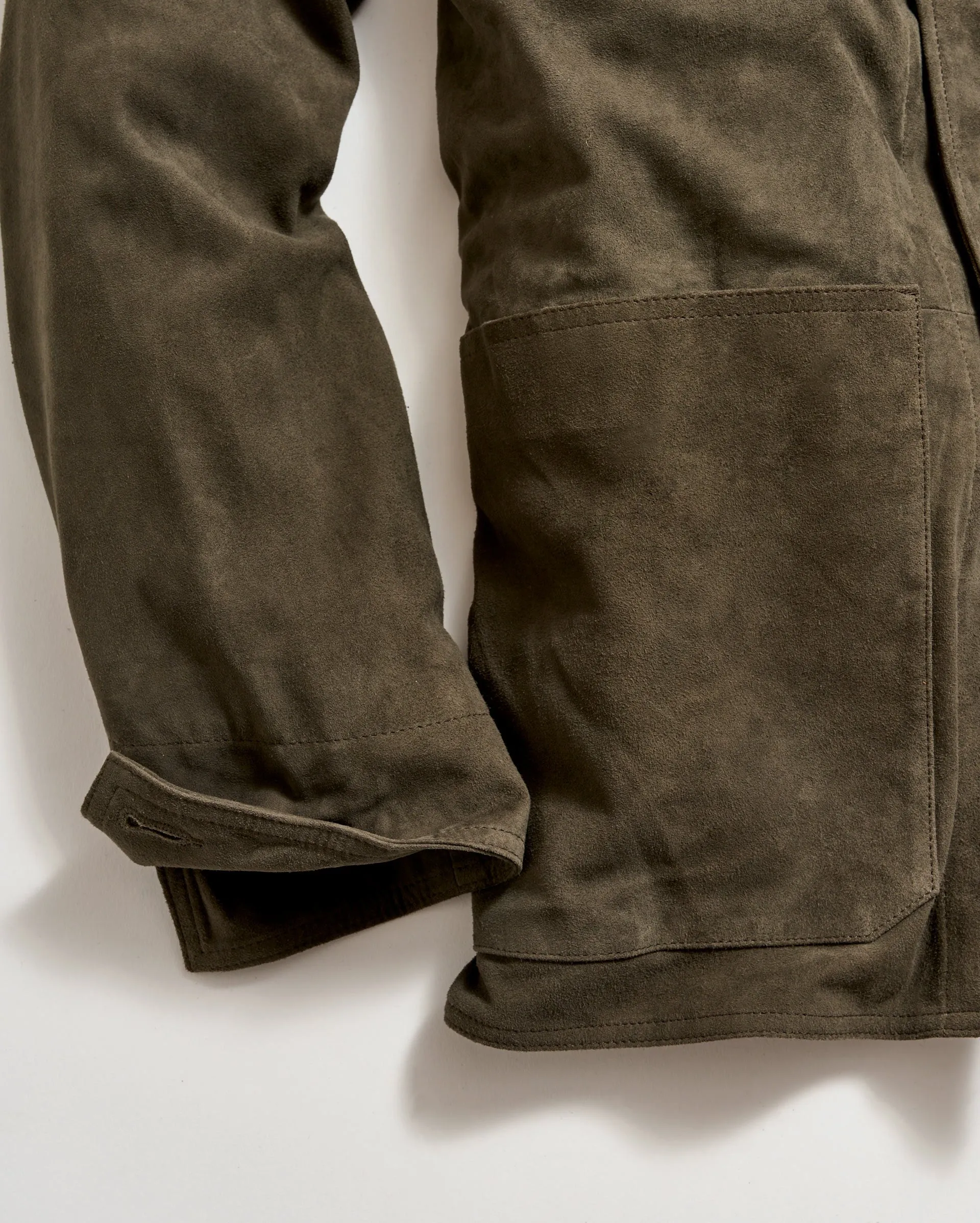 Eli Suede Chore Jacket sold by Billy Reid product image thumbnail 5