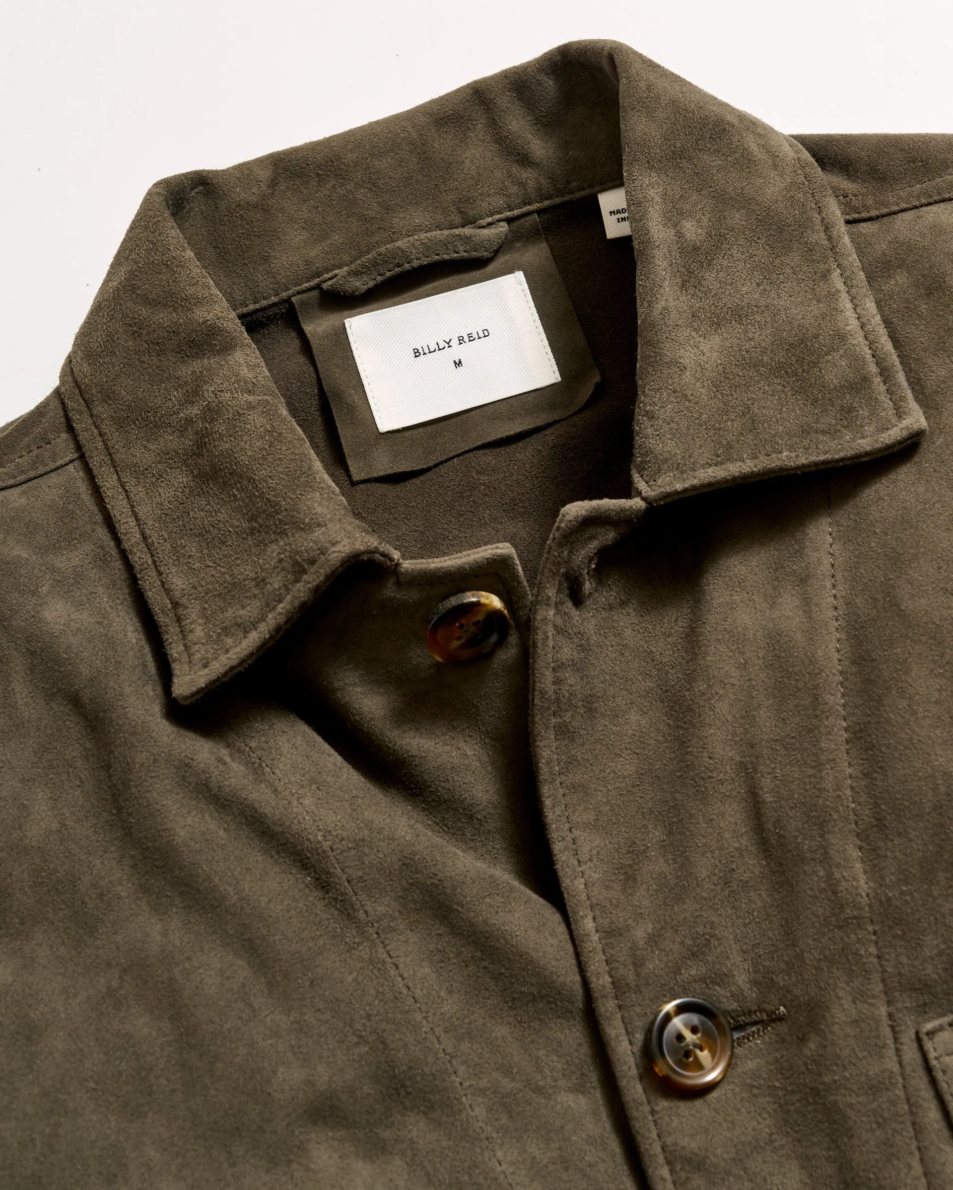 Eli Suede Chore Jacket sold by Billy Reid product image thumbnail 2