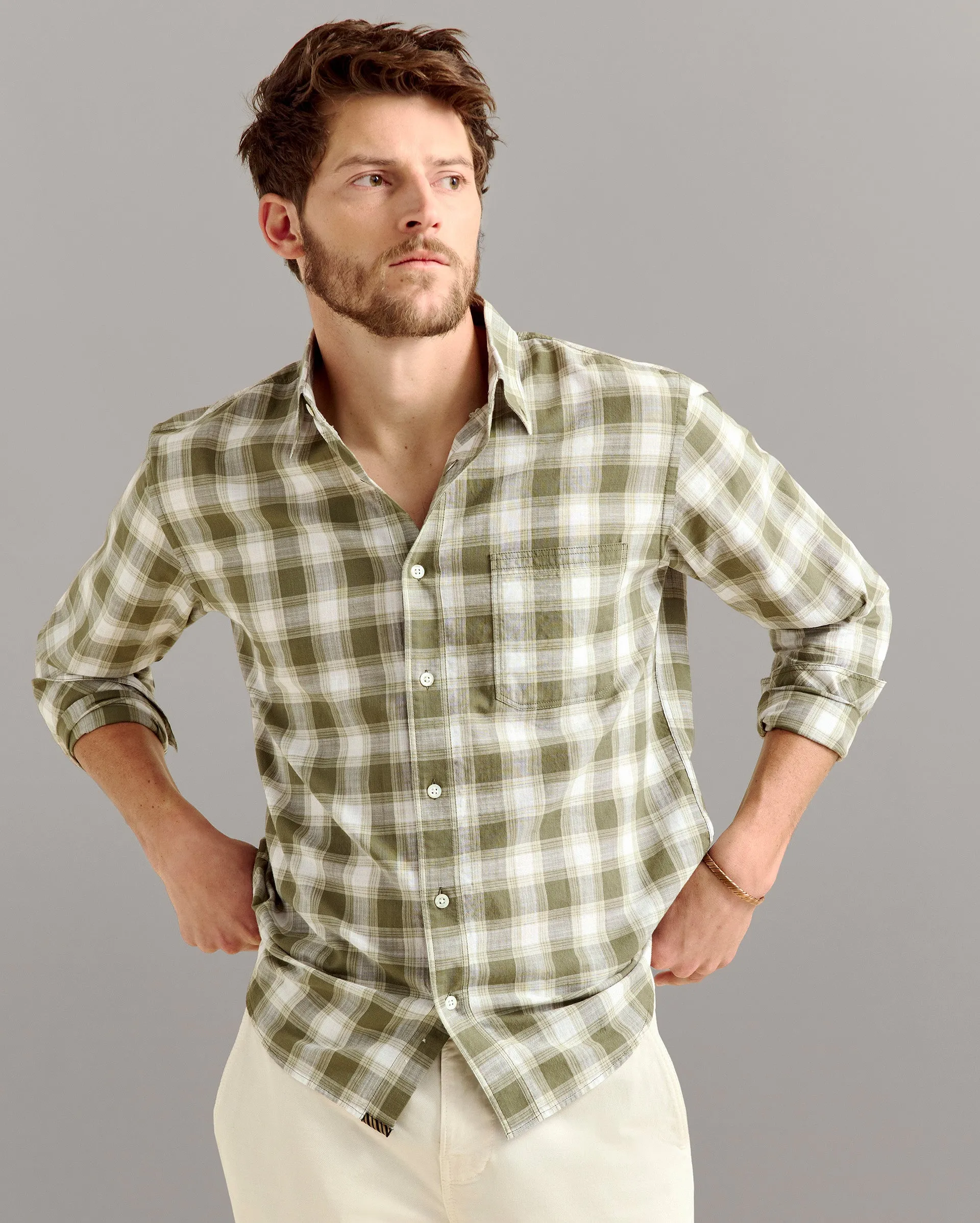 Bold Plaid Tuscumbia Shirt Button Down sold by Billy Reid product image thumbnail 2