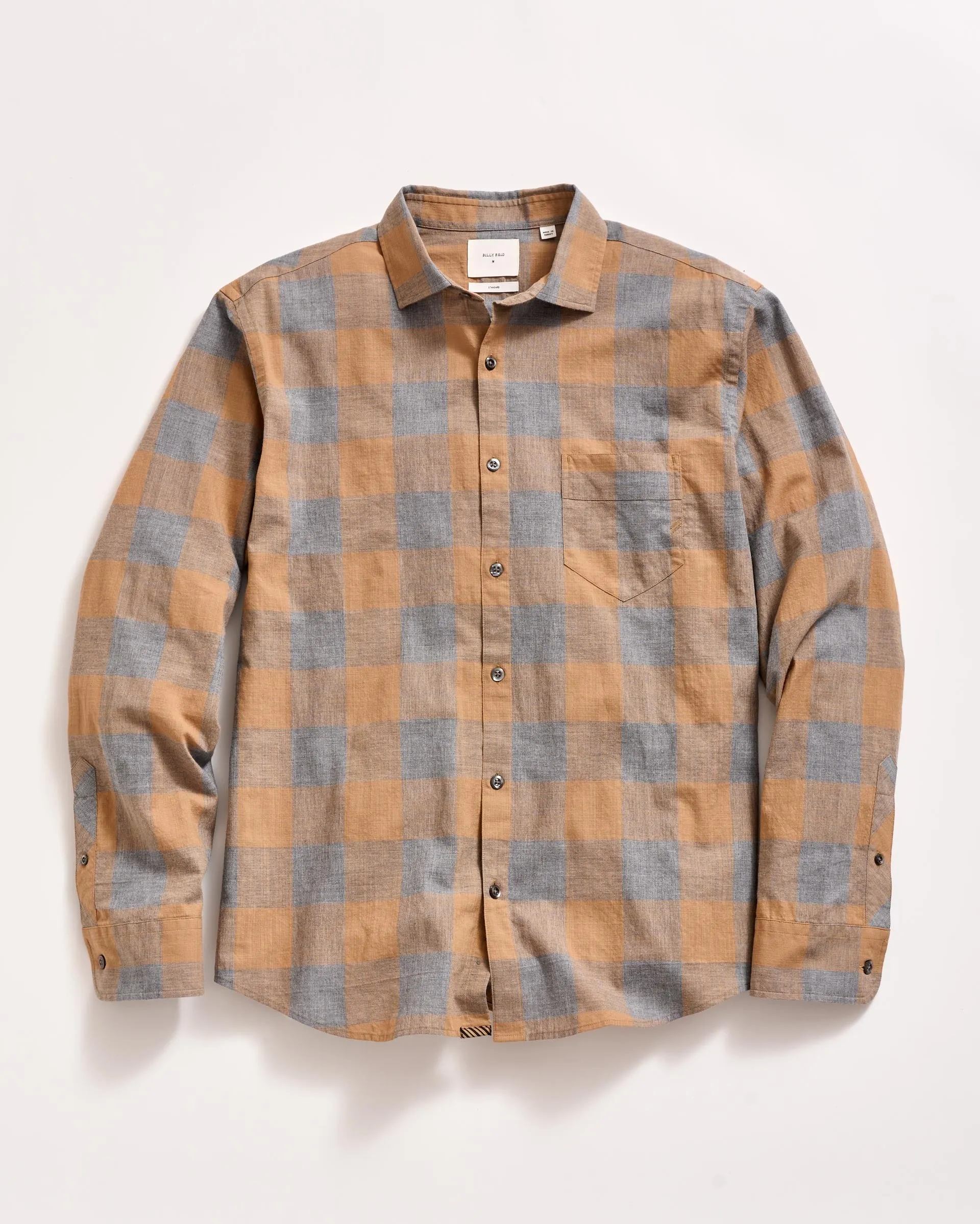 Large Scale Melange Gingham Pickwick Shirt sold by Billy Reid