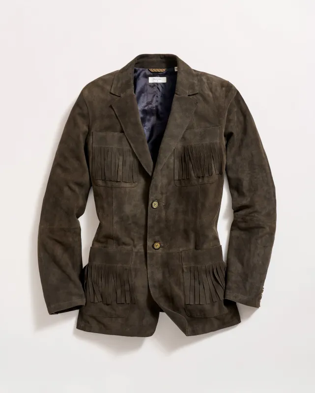 Fringe Suede Blazer sold by Billy Reid