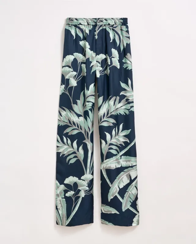 Tropical Oasis Silk Lounge Pant sold by Billy Reid