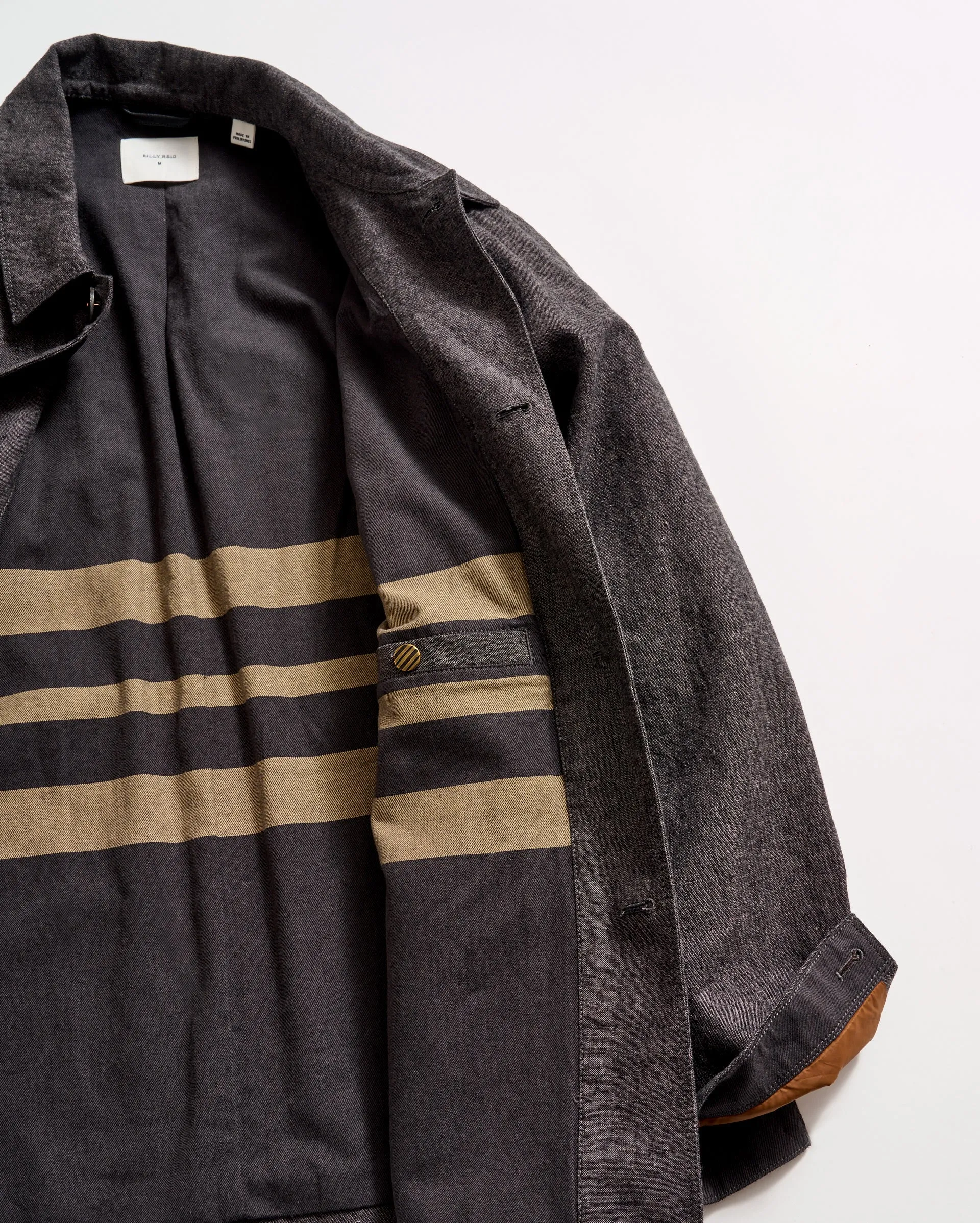 Chambray Chore Jacket sold by Billy Reid product image thumbnail 5