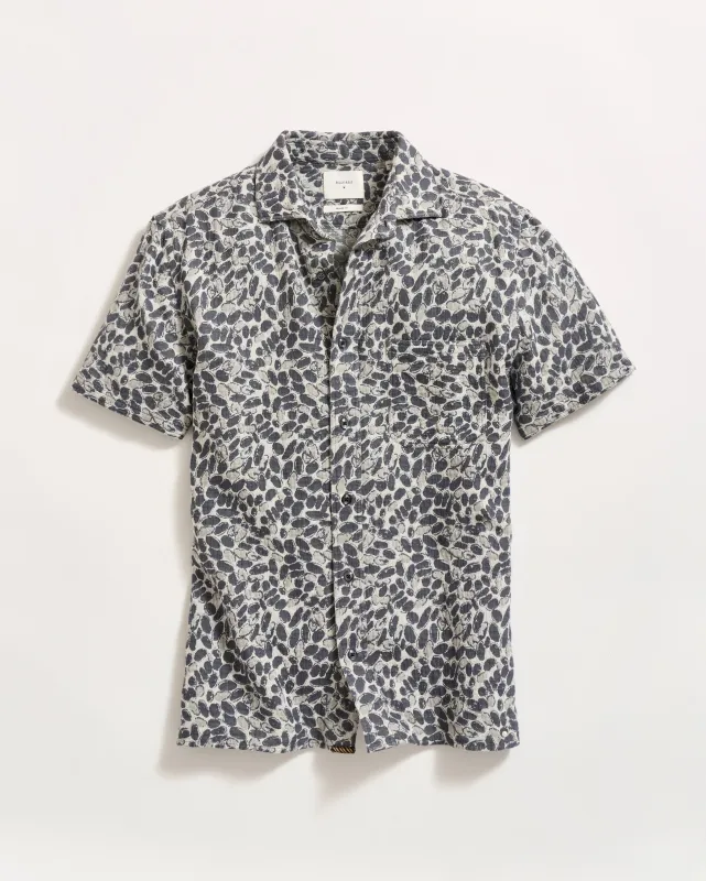 Short Sleeve Pebble Jacquard Treme Shirt made by Billy Reid