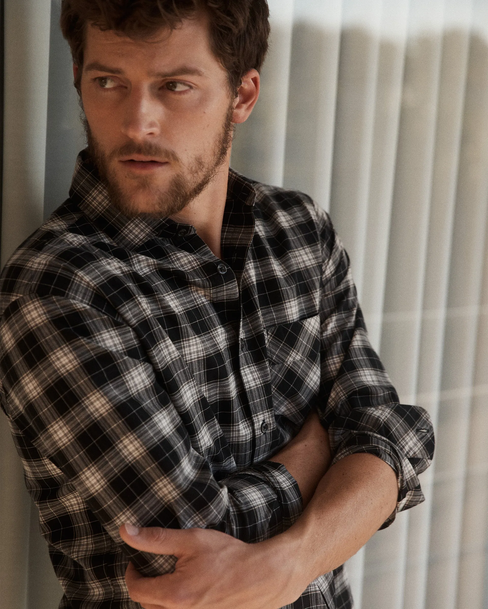 Billy's Plaid John T Shirt sold by Billy Reid product image thumbnail 2