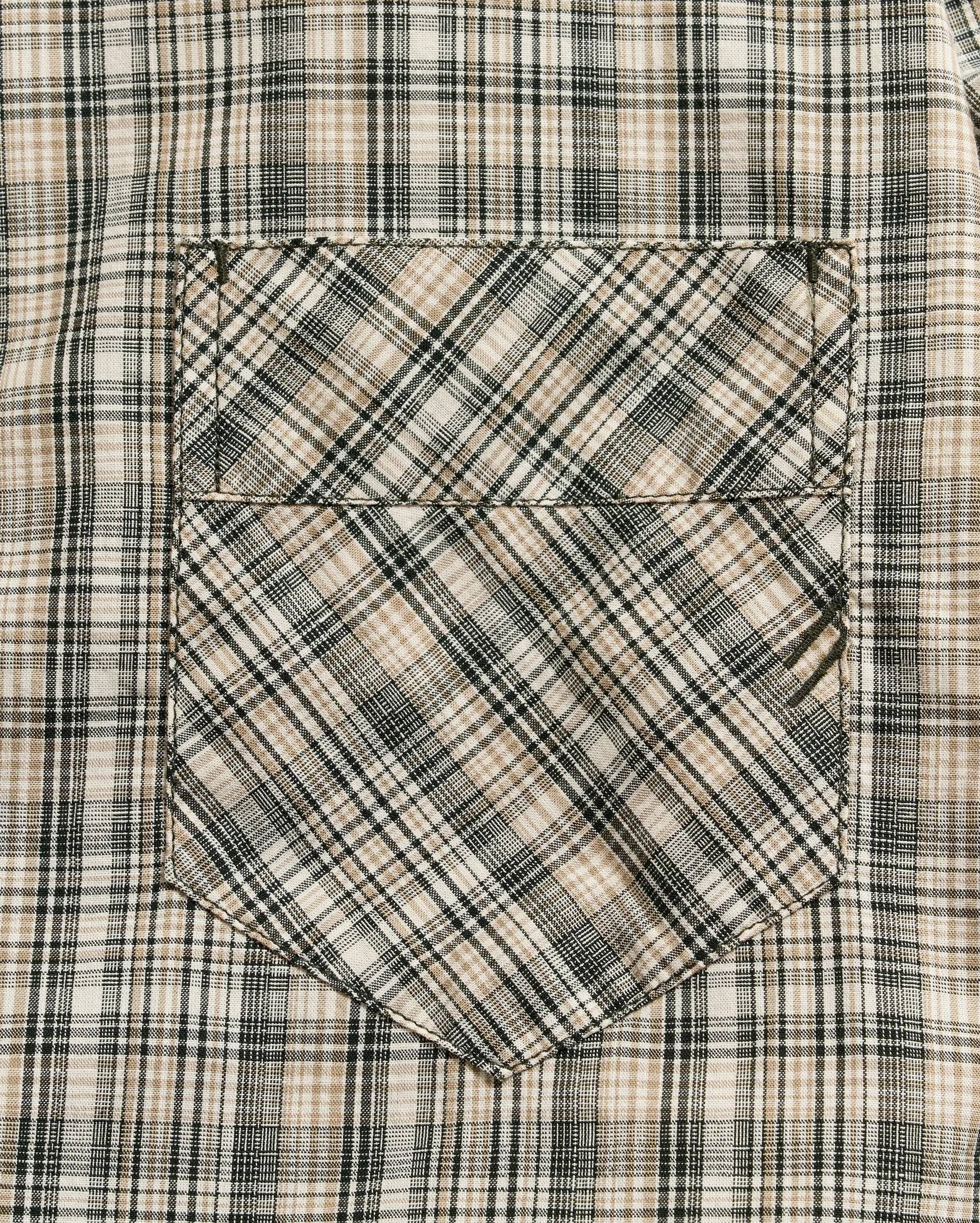 Micro-Madras Plaid John T Shirt sold by Billy Reid product image thumbnail 3