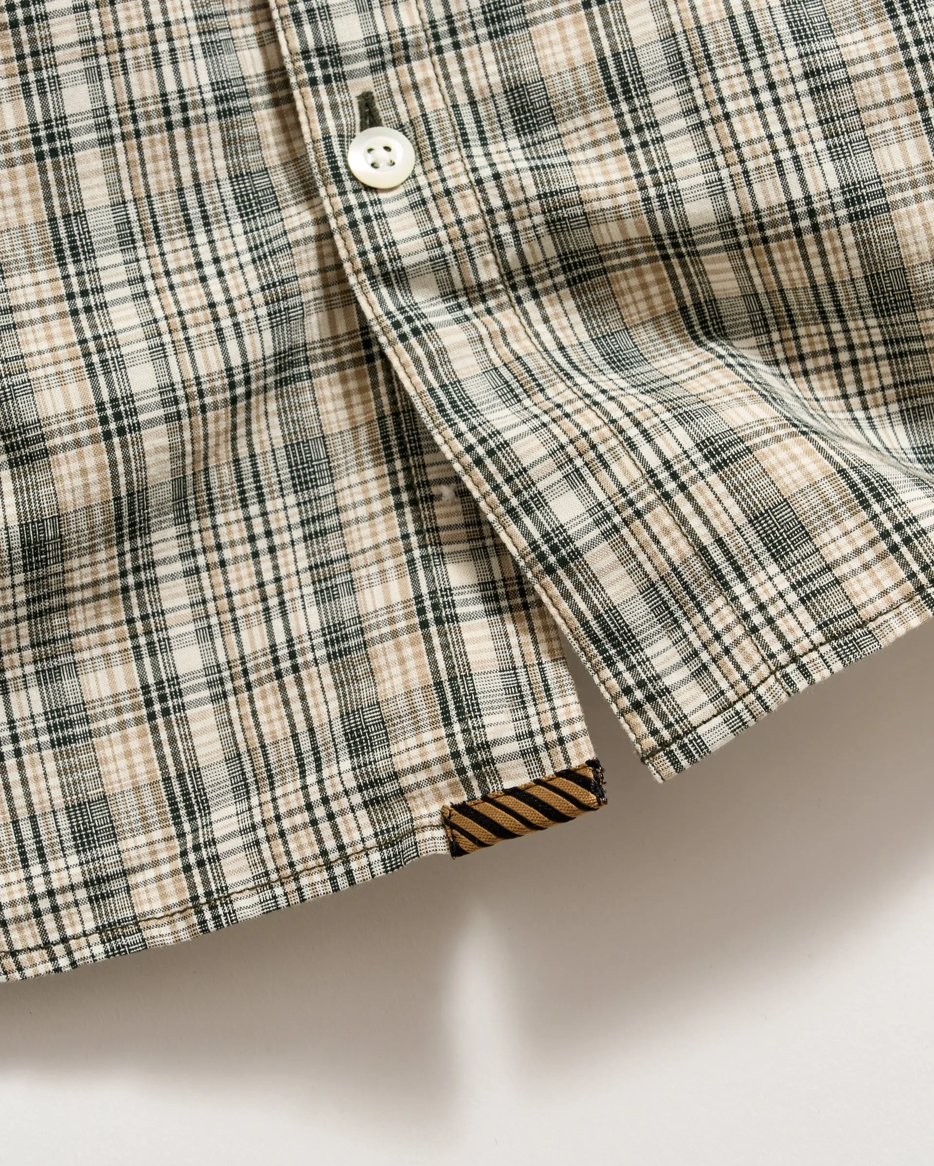 Micro-Madras Plaid John T Shirt sold by Billy Reid product image thumbnail 4