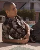 Short Sleeve Tiled Elephant Ear Treme Shirt sold by Billy Reid