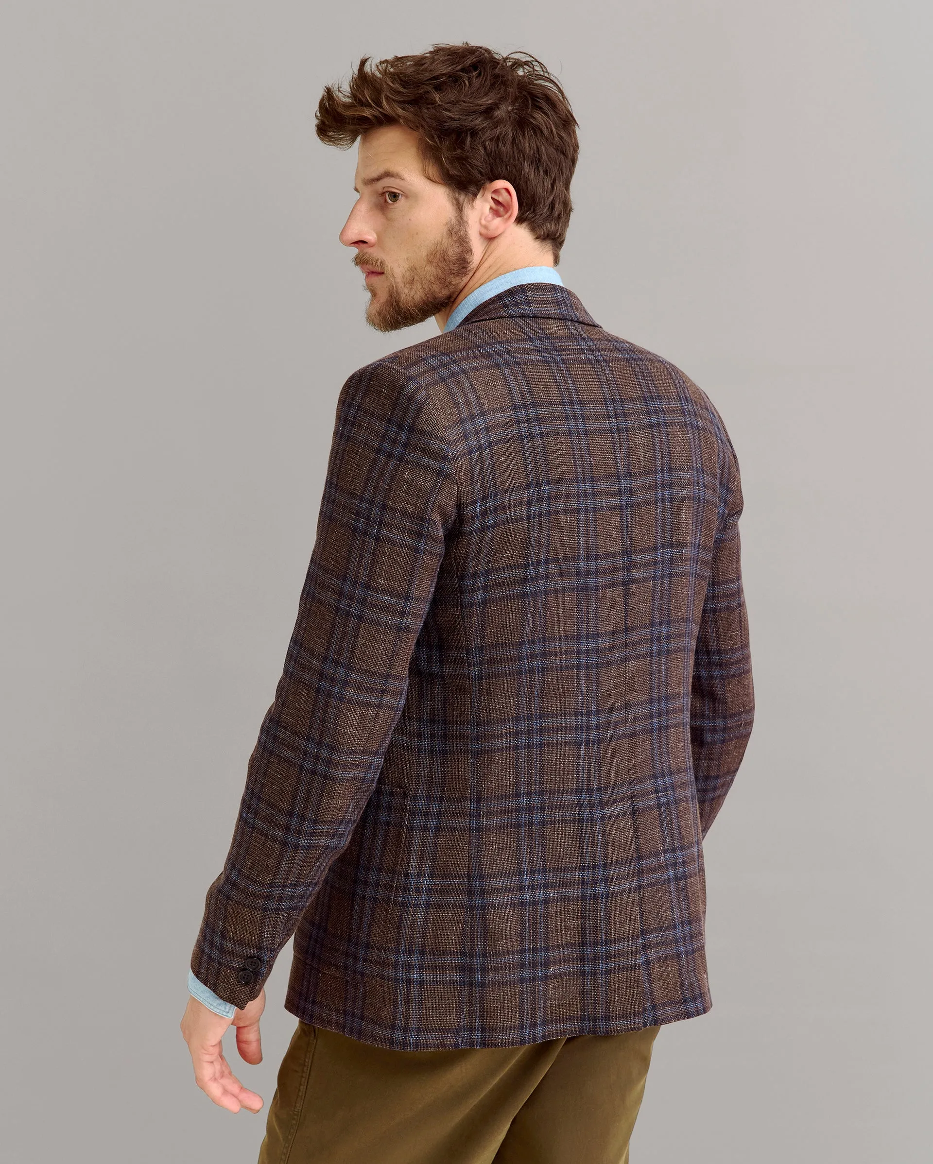 Plaid Walton Jacket sold by Billy Reid product image thumbnail 3
