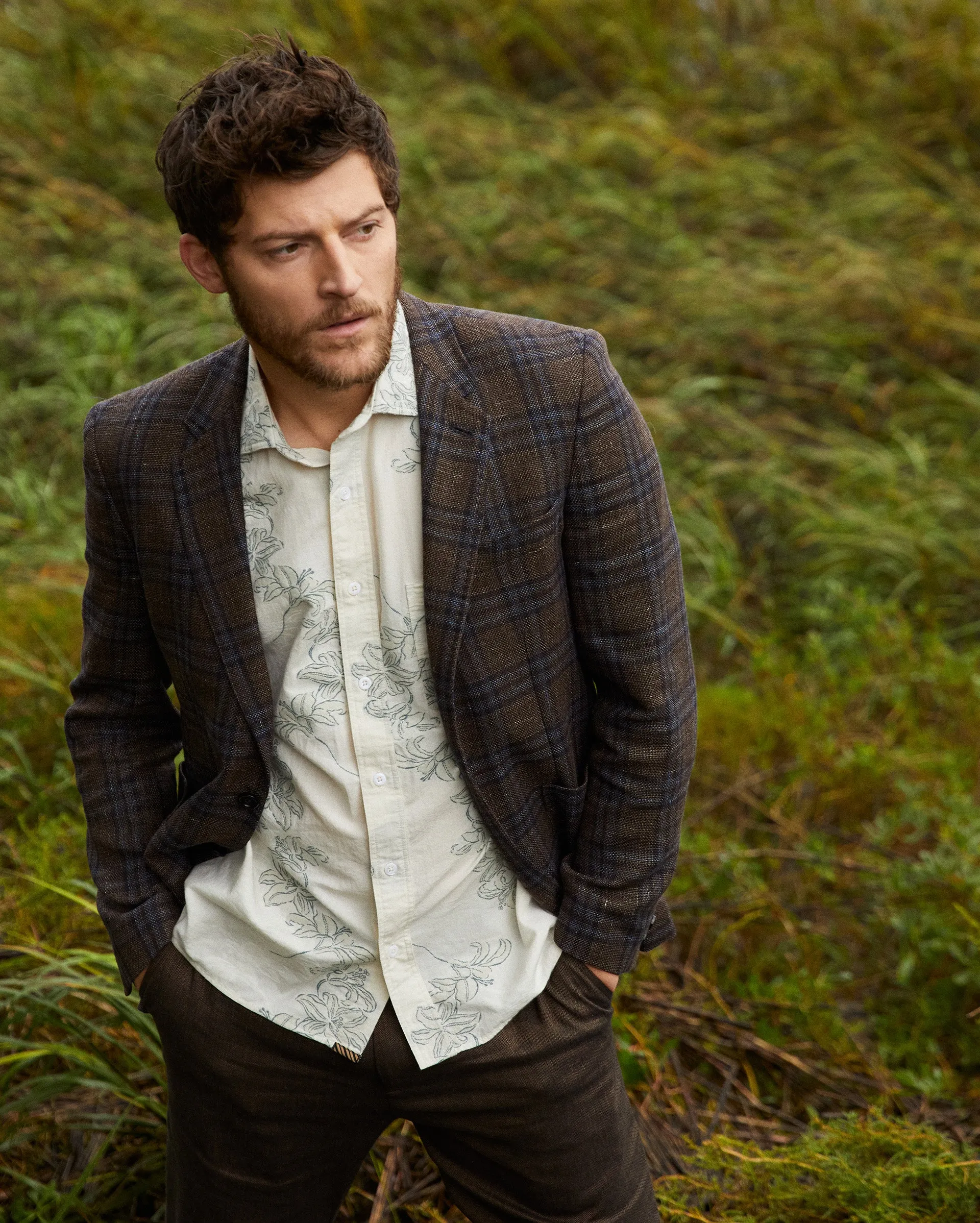 Plaid Walton Jacket sold by Billy Reid product image thumbnail 5