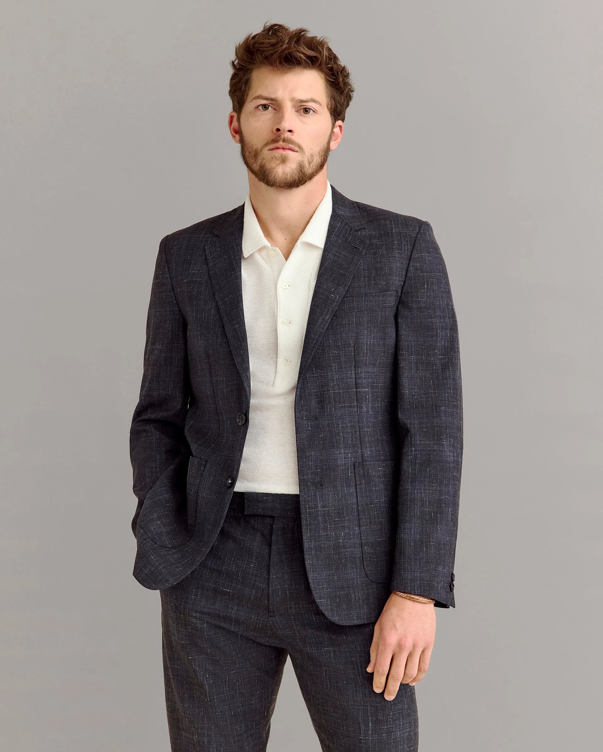 Crosshatch Walton Jacket sold by Billy Reid product image thumbnail 2