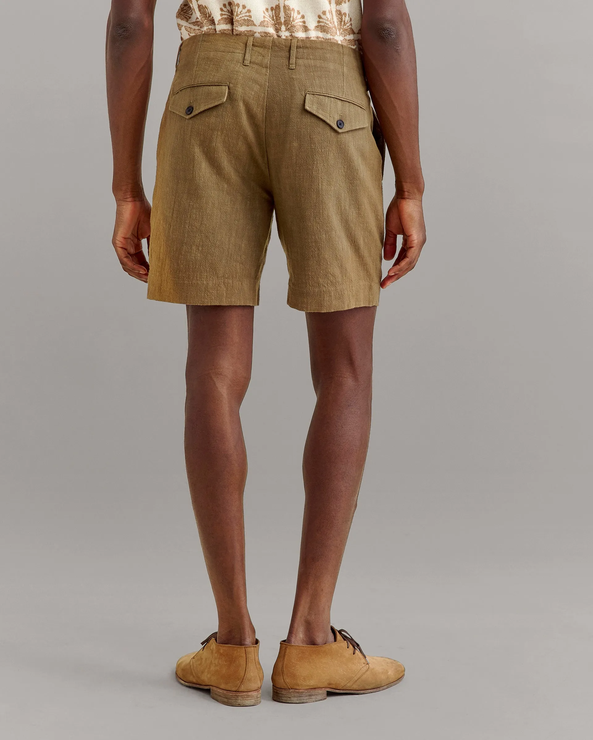 Slub Cotton Moore Short sold by Billy Reid product image thumbnail 3