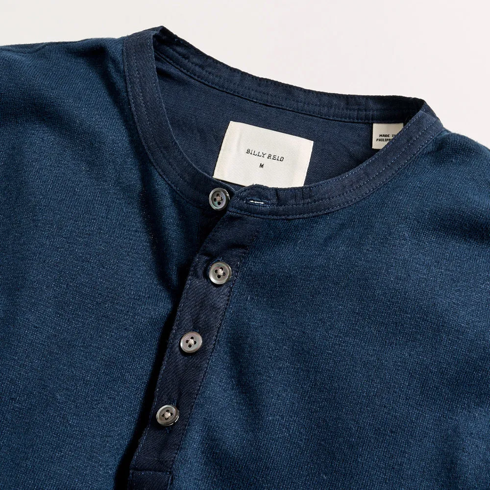 Short Sleeve Hemp Cotton Henley sold by Billy Reid product image thumbnail 4