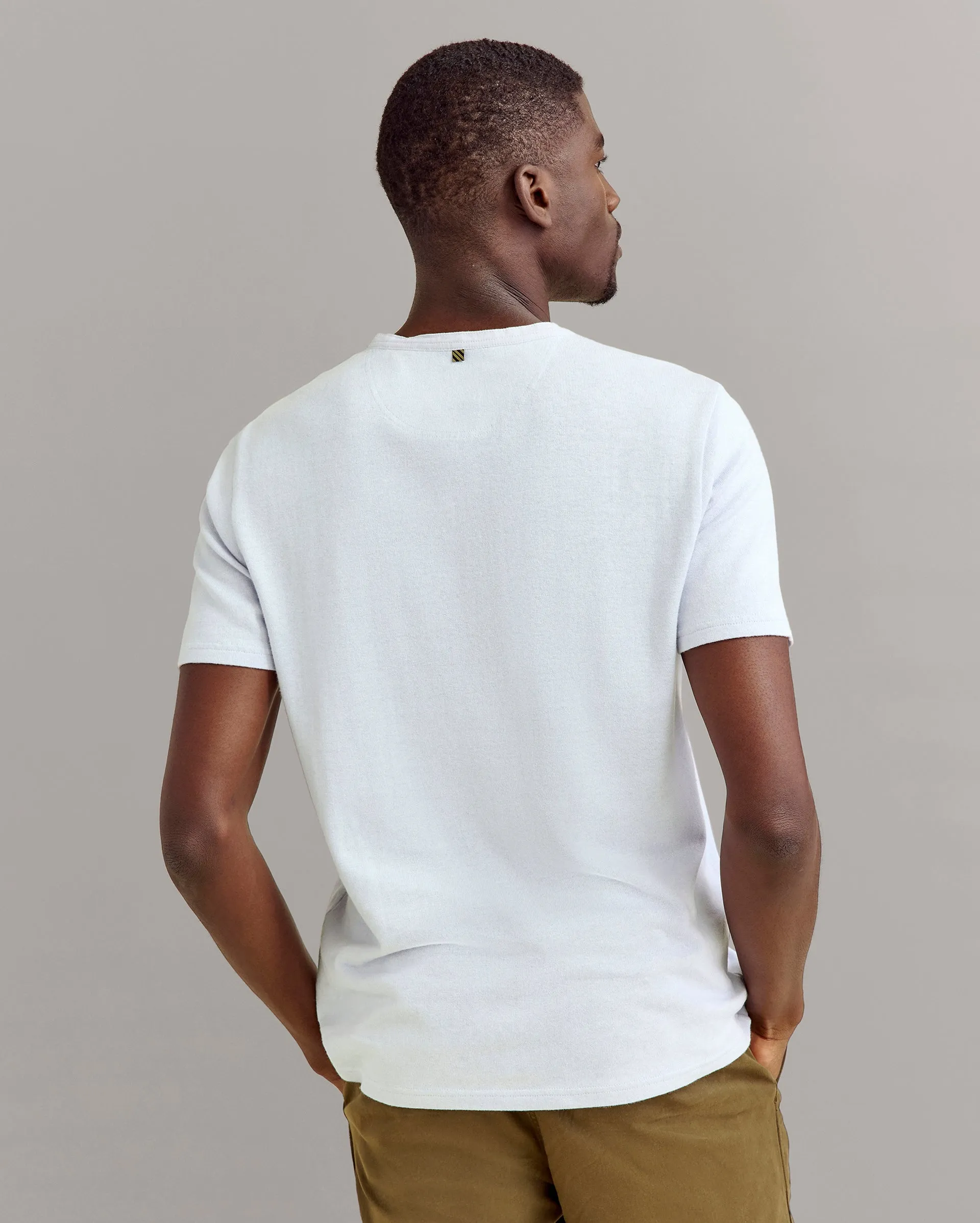 Short Sleeve Hemp Cotton Henley sold by Billy Reid product image thumbnail 3