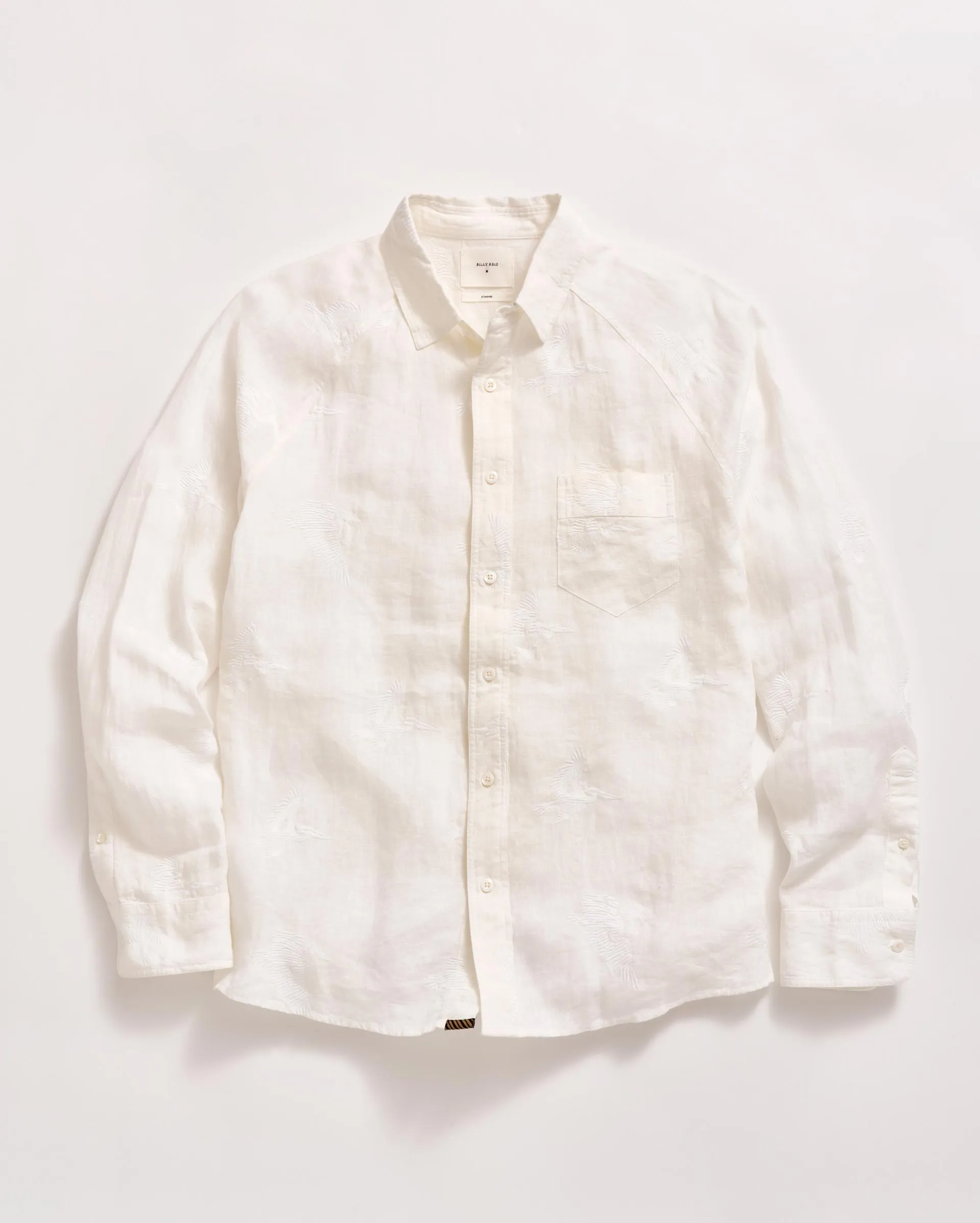 Embroidered Pelican Swarm Raglan Shirt sold by Billy Reid