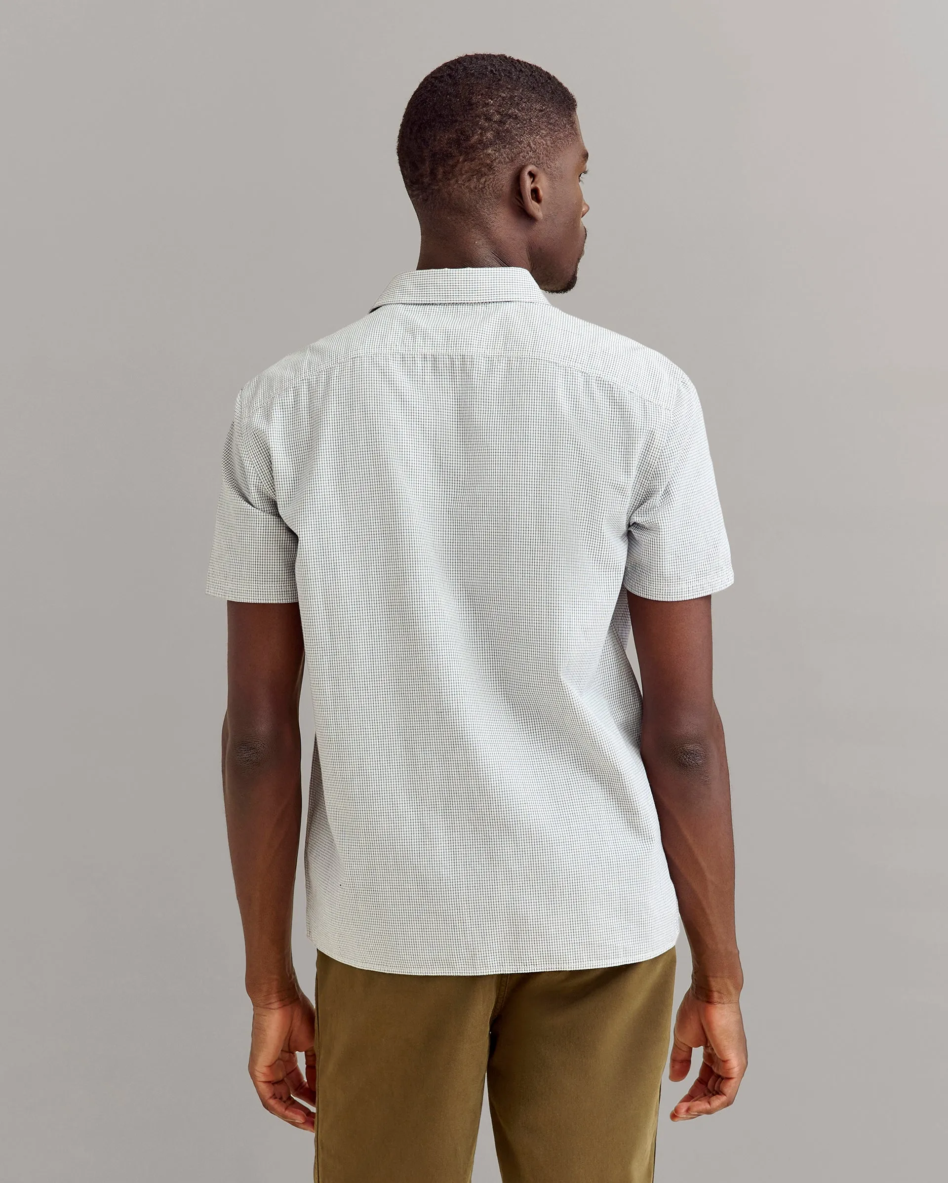 Short Sleeve Selvedge Work Shirt sold by Billy Reid product image thumbnail 4