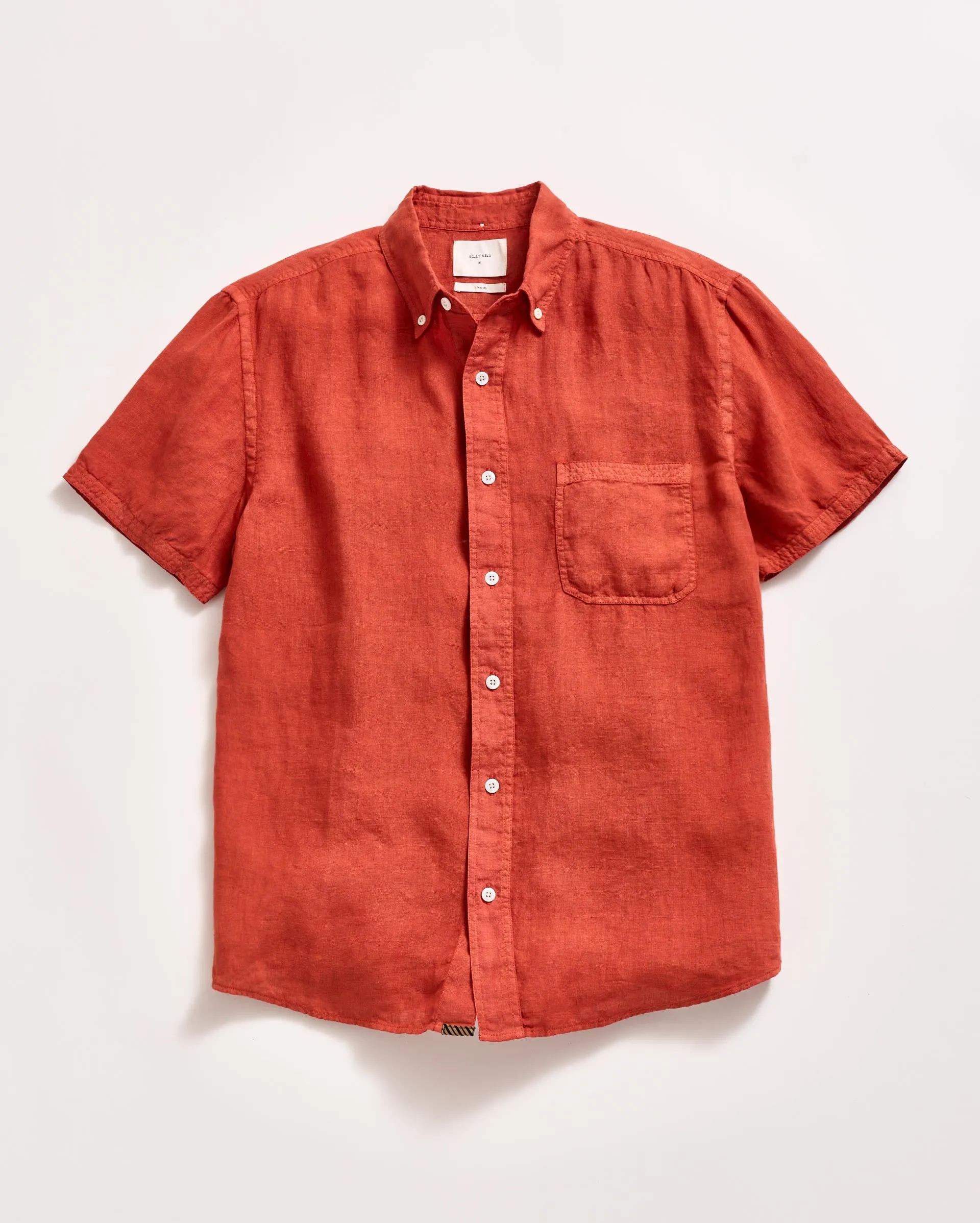Short Sleeve Linen Tuscumbia Shirt Button Down sold by Billy Reid