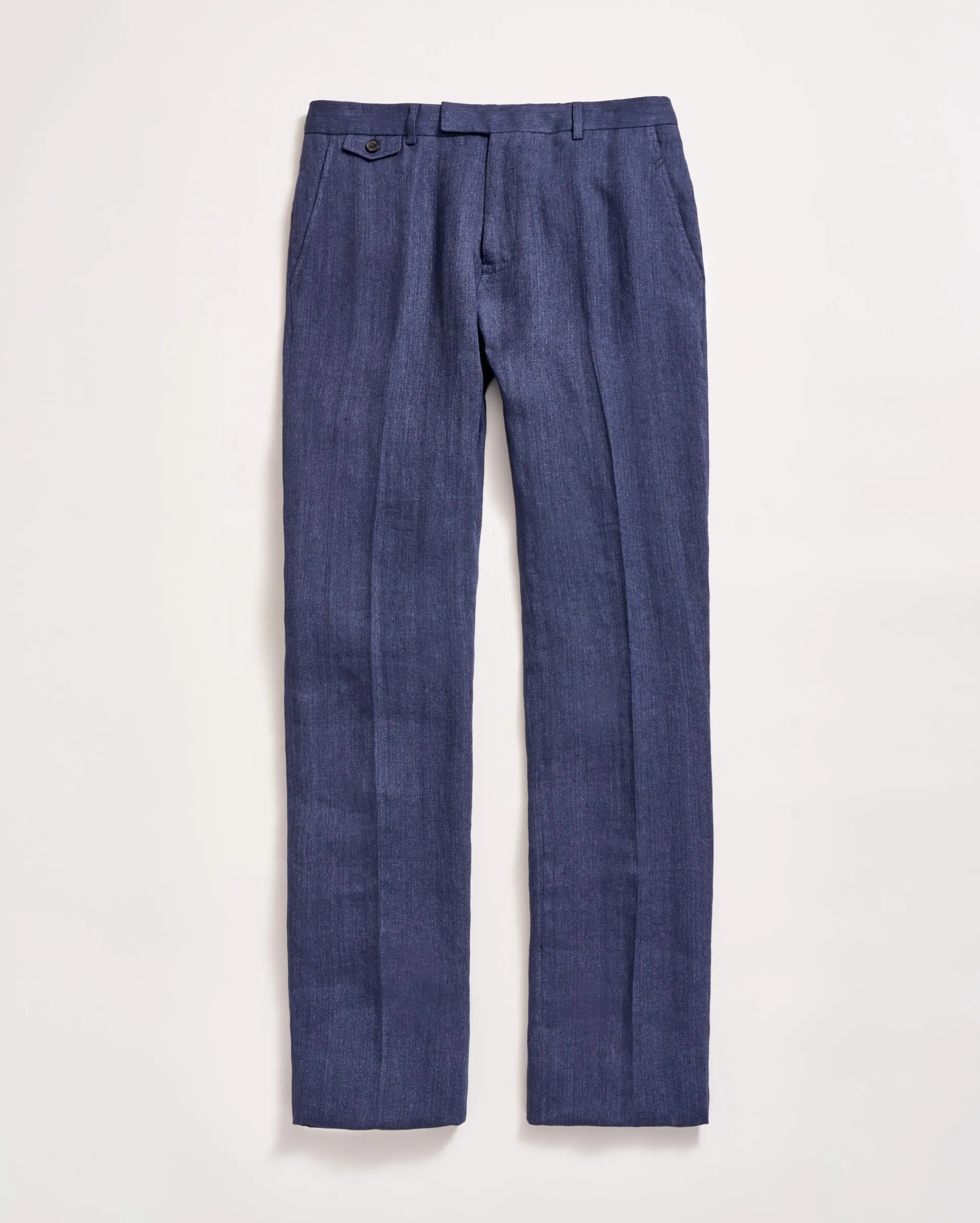 Herringbone Flat Front Trouser sold by Billy Reid
