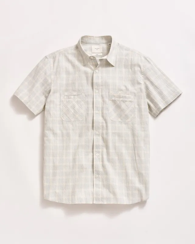 Short Sleeve Seersucker Donelson Shirt sold by Billy Reid