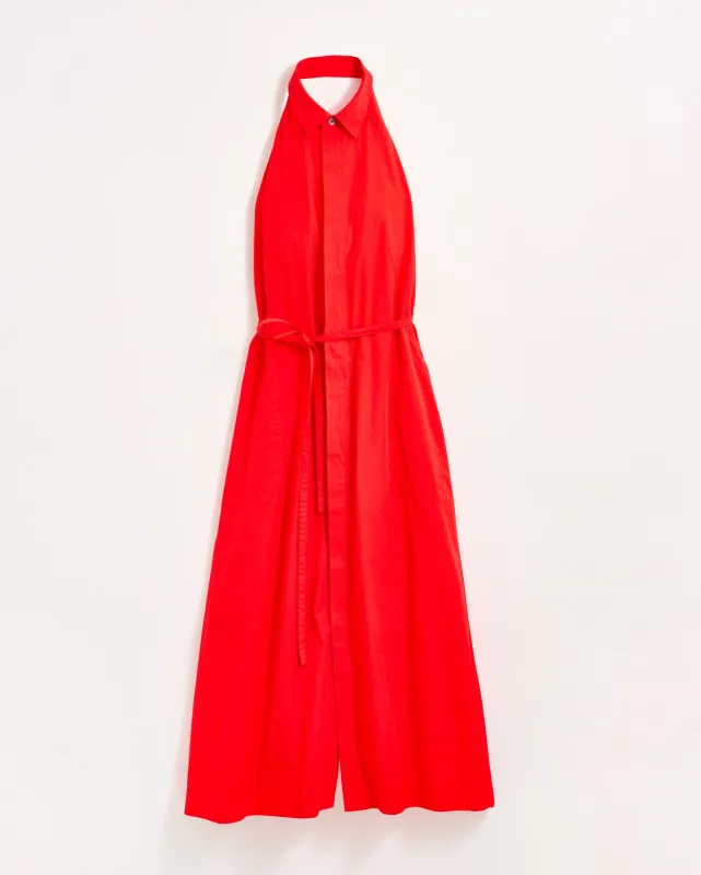 Poplin Halterneck Shirt Dress sold by Billy Reid