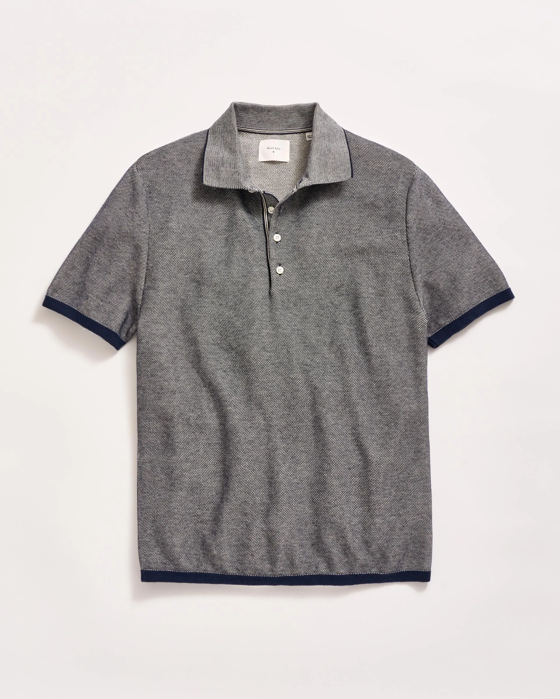 Birdseye Pique Sweater Polo sold by Billy Reid