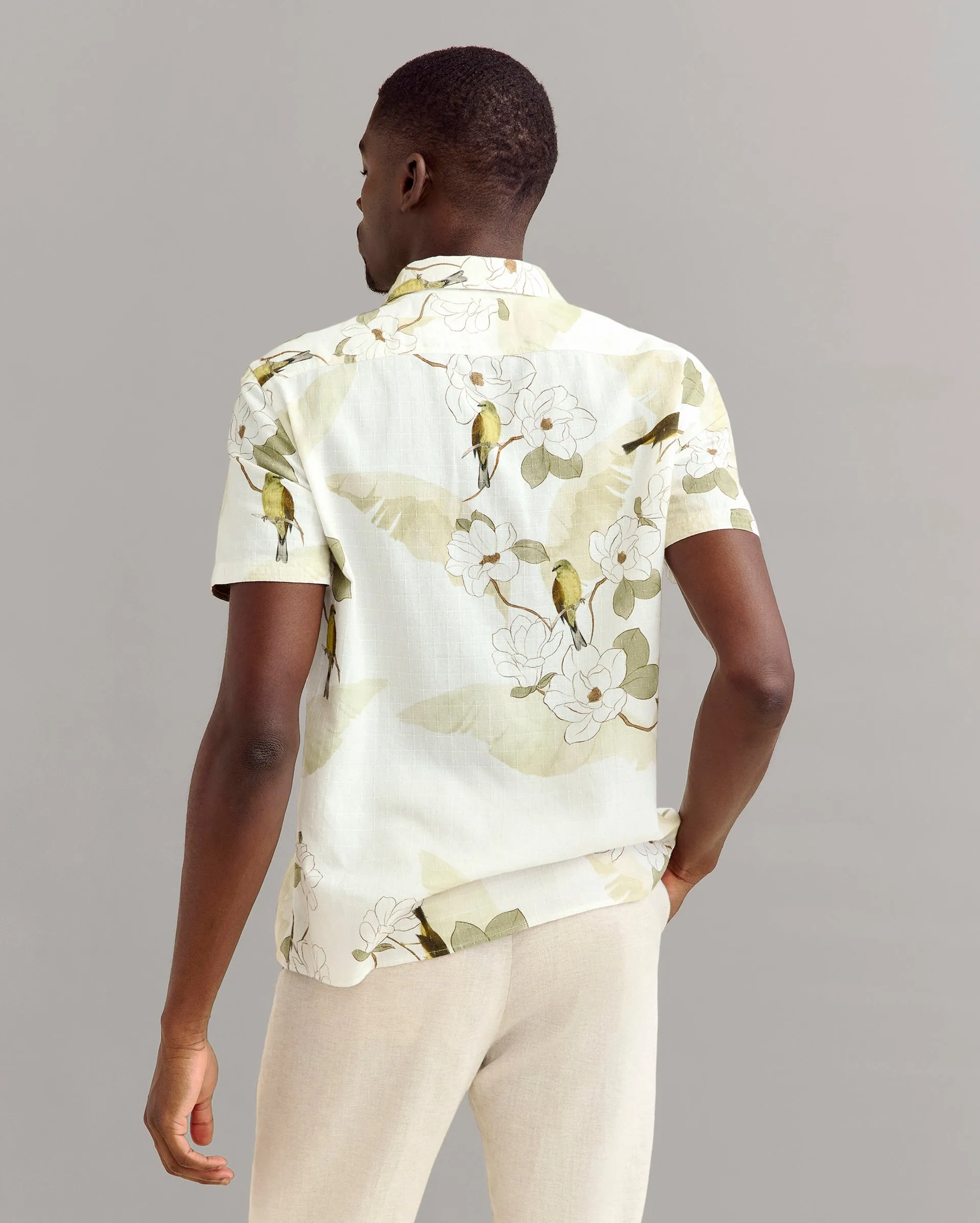 Short Sleeve Grid Yellowhammer Treme Shirt sold by Billy Reid product image thumbnail 5