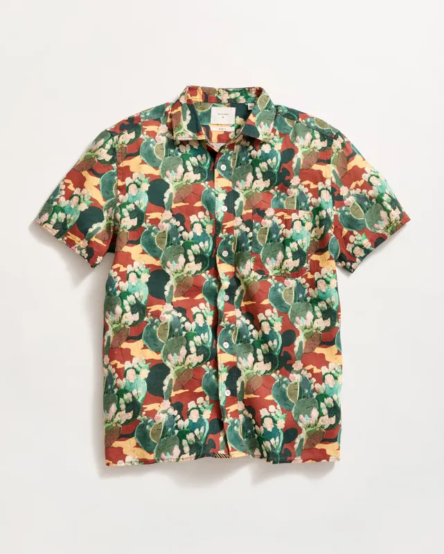 Short Sleeve Cactus Treme Shirt sold by Billy Reid