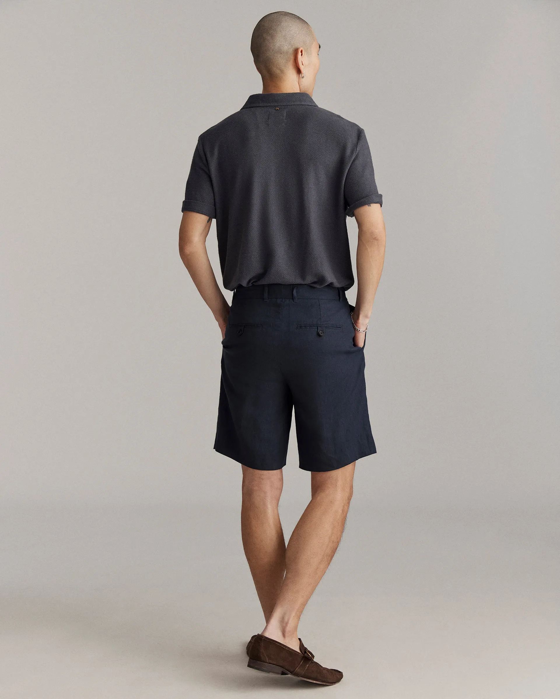 Hemp Cotton Twill Polo sold by Billy Reid product image thumbnail 4