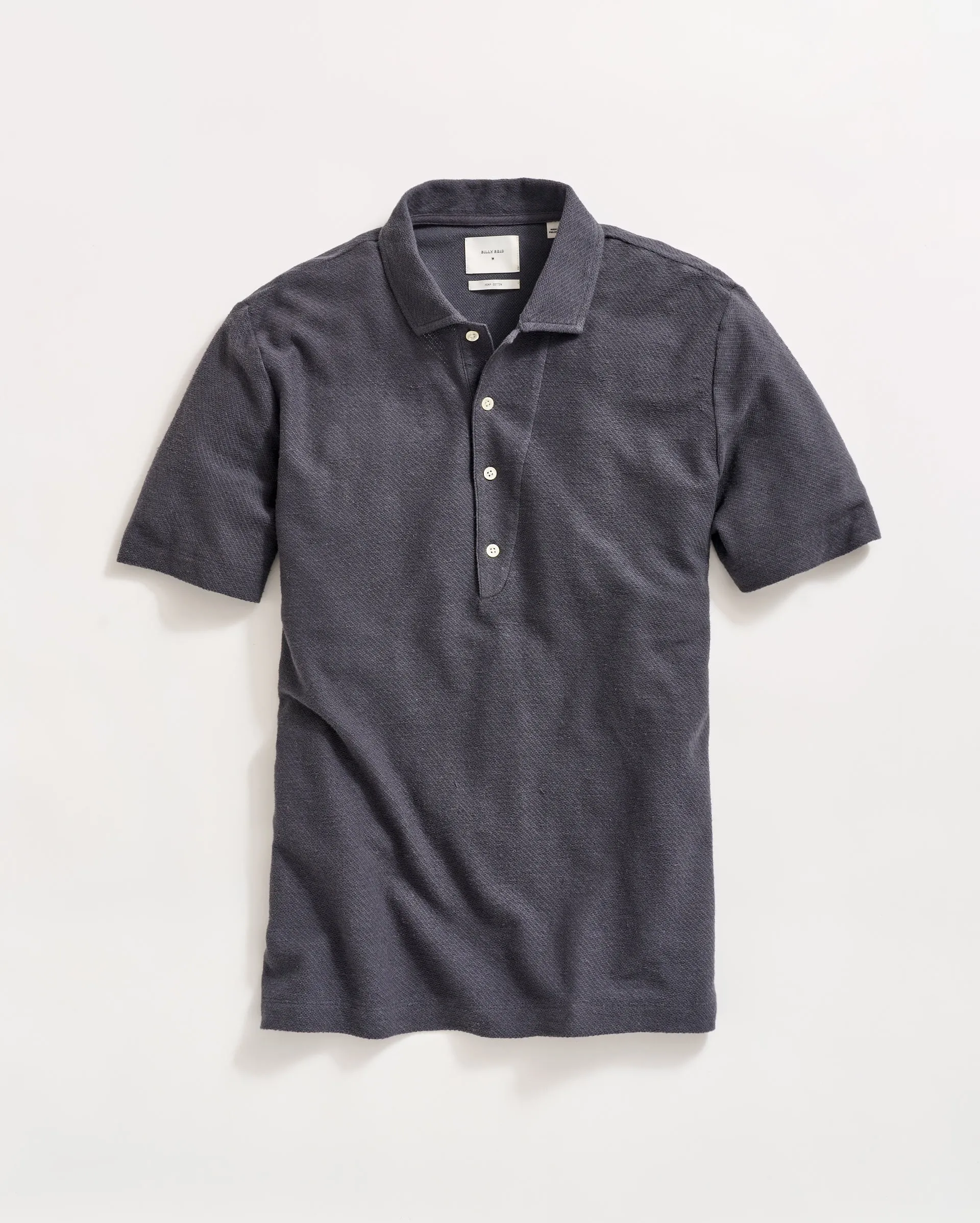 Hemp Cotton Twill Polo sold by Billy Reid