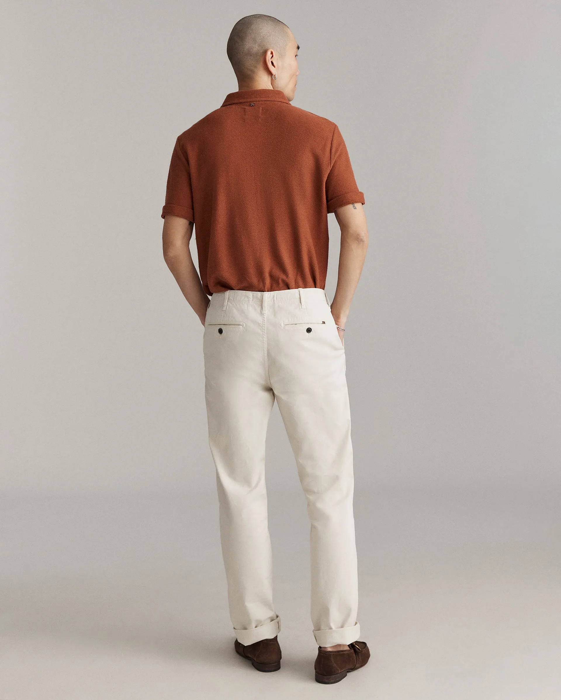 Hemp Cotton Twill Polo sold by Billy Reid product image thumbnail 4