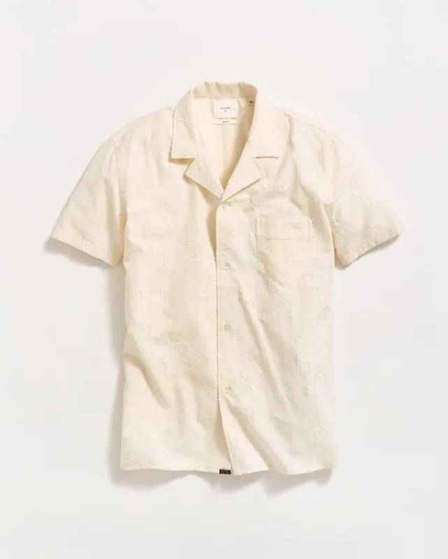 Short Sleeve Floral Jacquard Shirt sold by Billy Reid