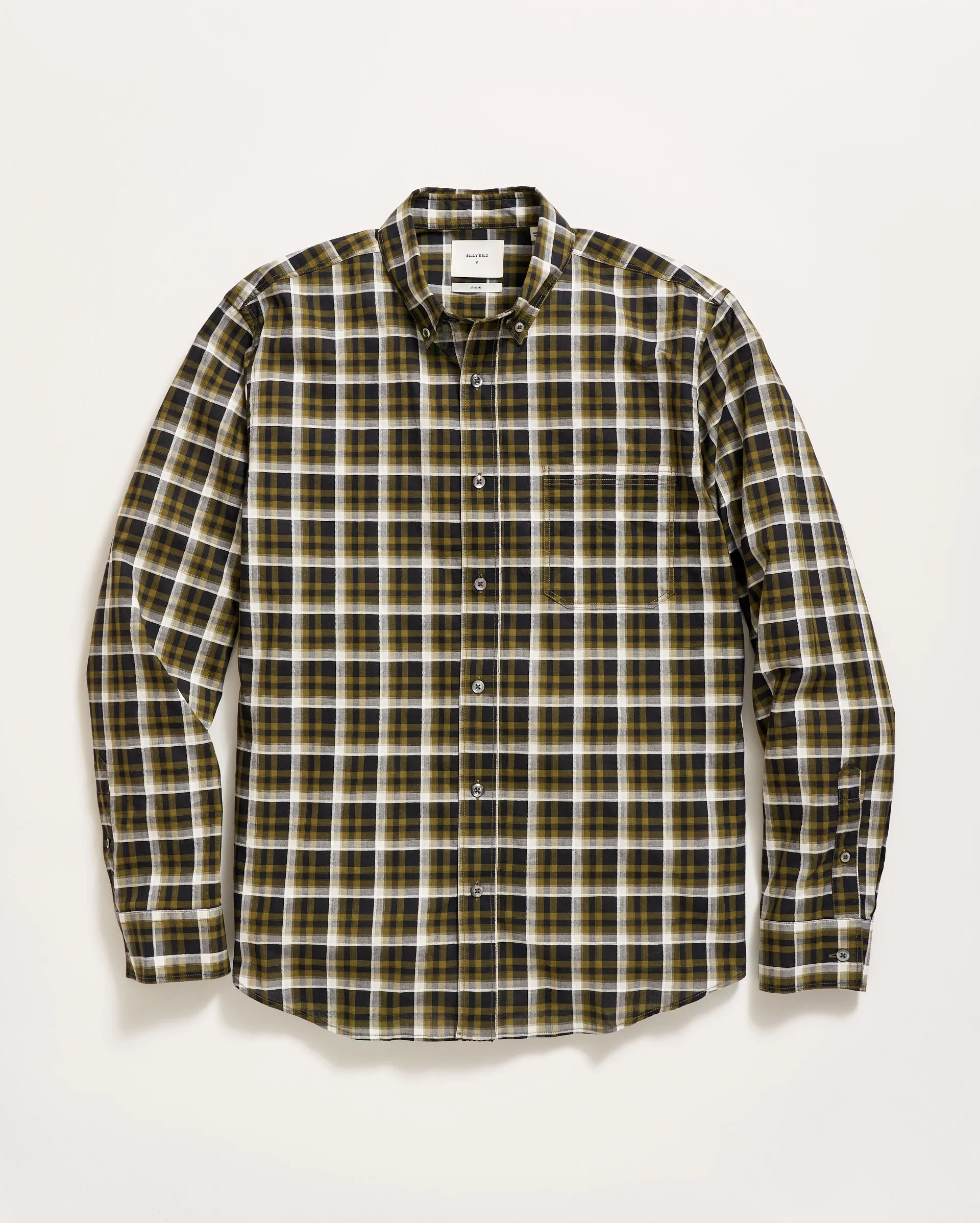 Textural Grid Plaid Tuscumbia Shirt Button Down sold by Billy Reid