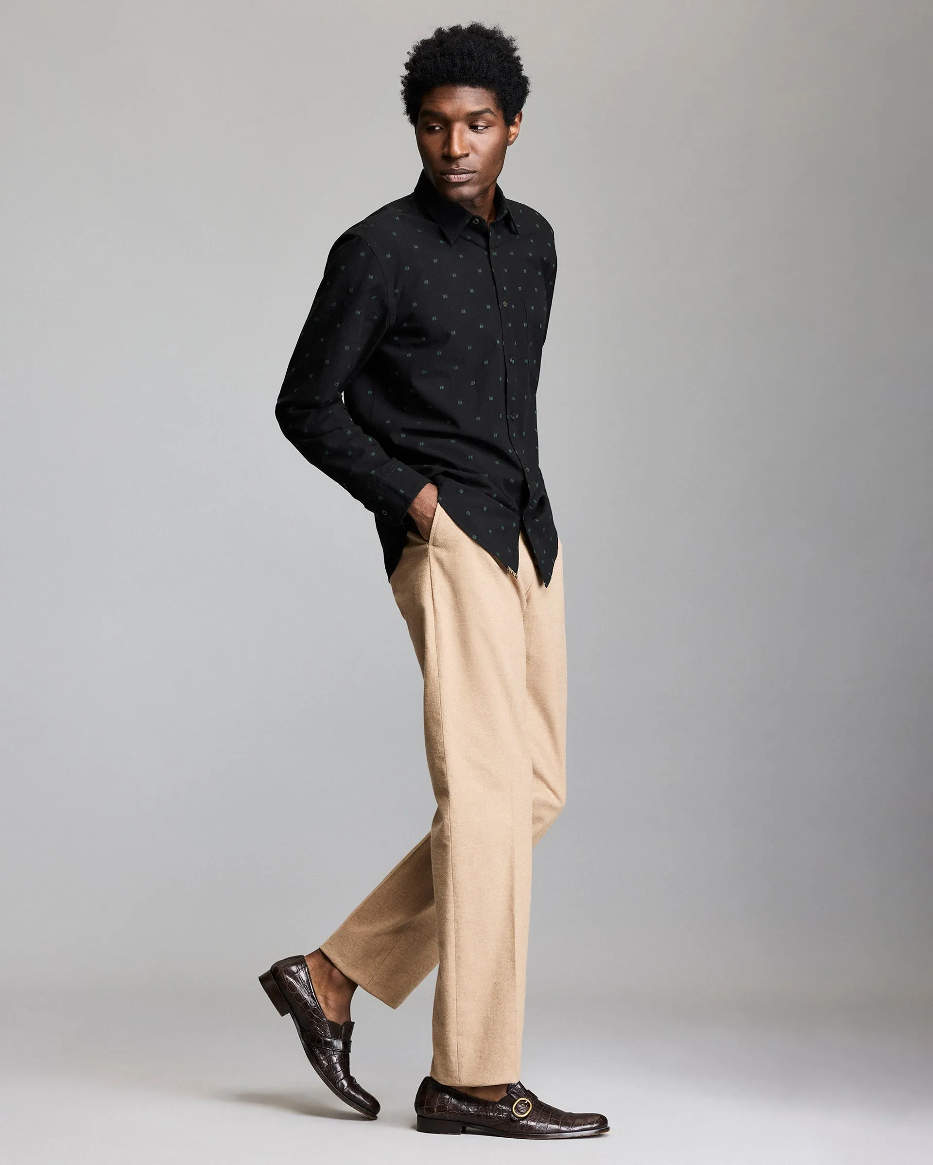 Dobby Cypress Shirt sold by Billy Reid product image thumbnail 3