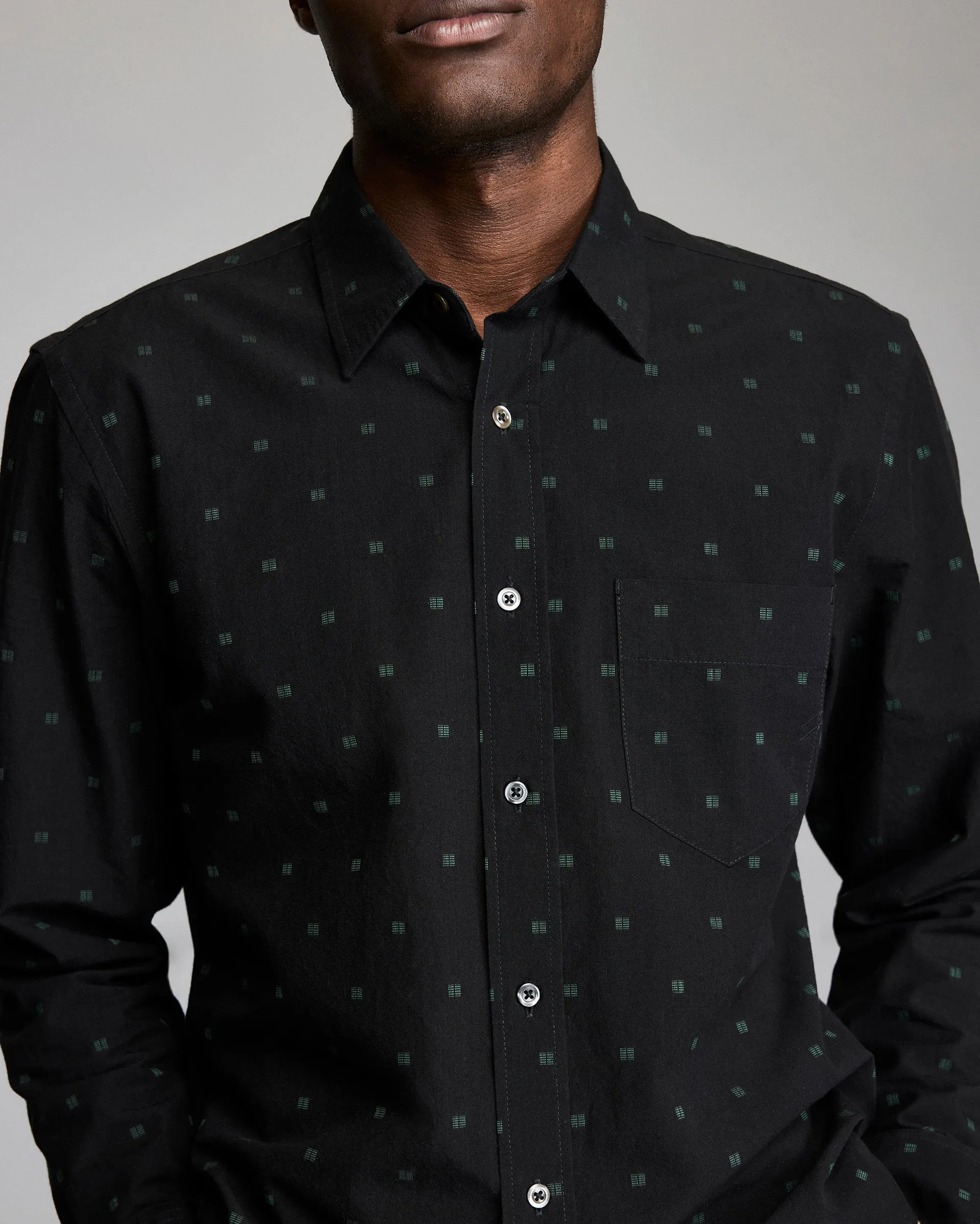 Dobby Cypress Shirt sold by Billy Reid product image thumbnail 4